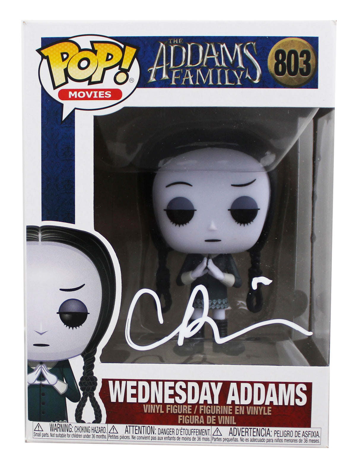 Christina Ricci The Addams Family Signed #803 Funko Pop Figure BAS #WF93213