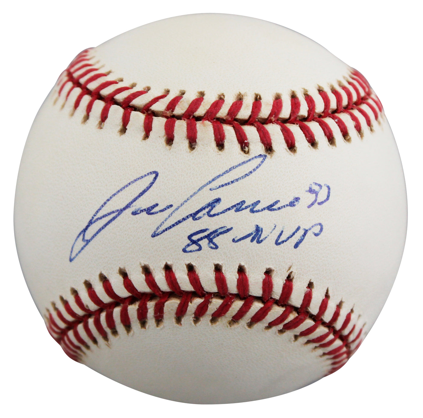 Athletics Jose Canseco "88 MVP" Signed Gene Budig OAL Baseball BAS #BU87532