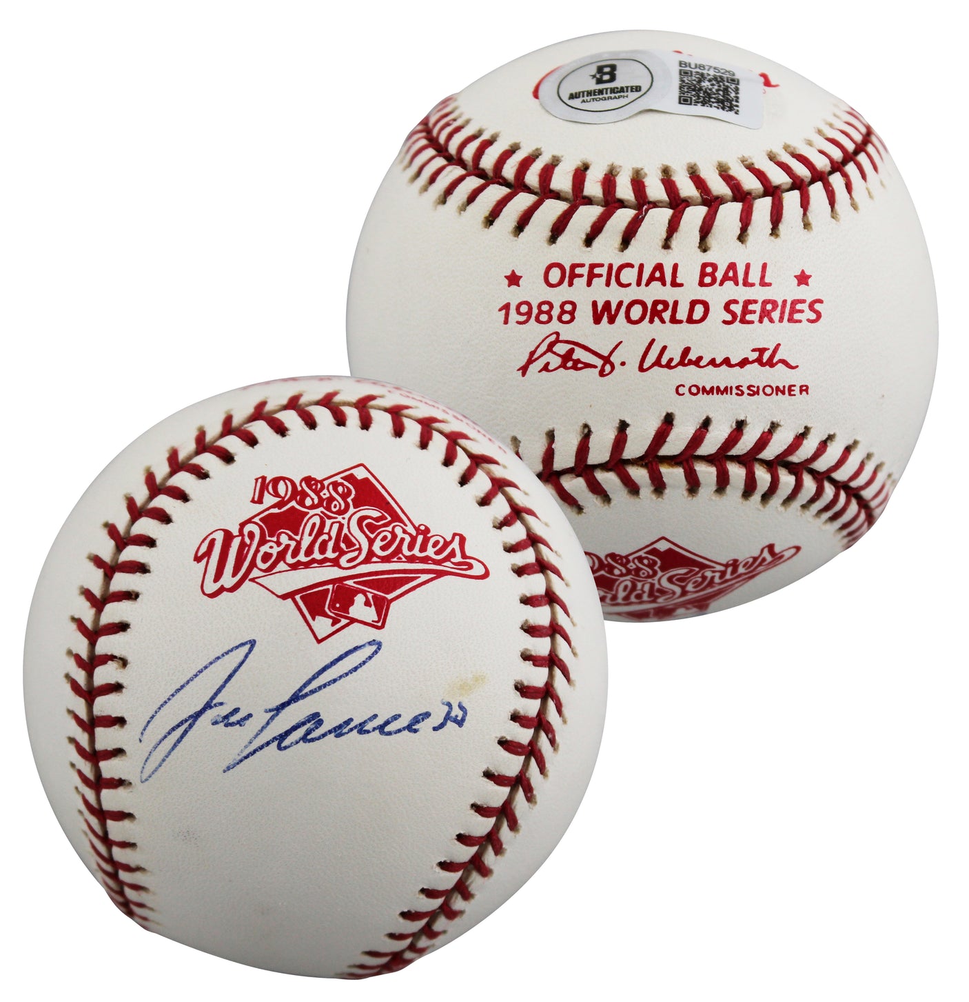 Athletics Jose Canseco Authentic Signed 1988 WS Logo OML Baseball BAS #BU87529