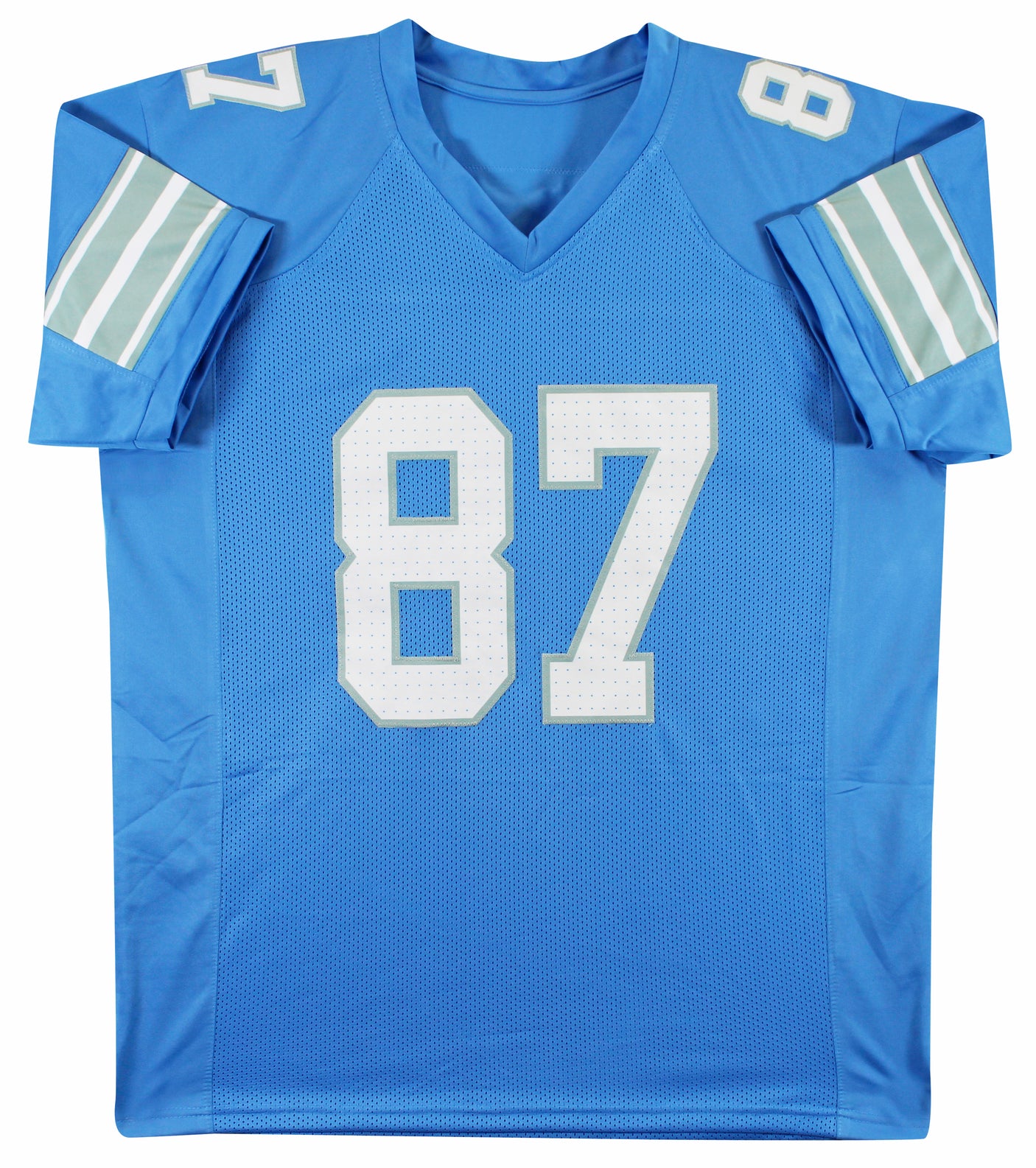 Sam Laporta Authentic Signed Blue Pro Style Jersey Autographed BAS Witnessed 1