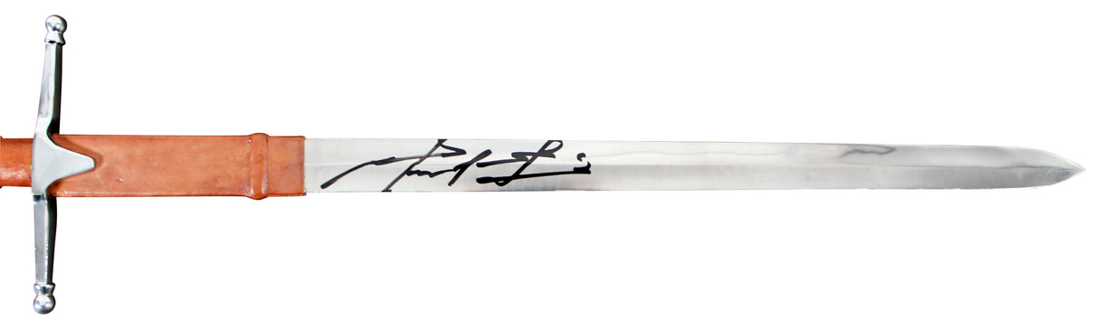 Mel Gibson Braveheart Signed 39.75 Inch William Wallace Sword with Sheath BAS