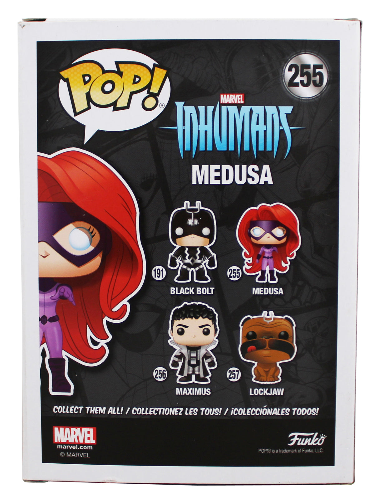 Serinda Swan Marvel's Inhumans Signed Medusa #255 Funko Pop Figure JSA #CE80240