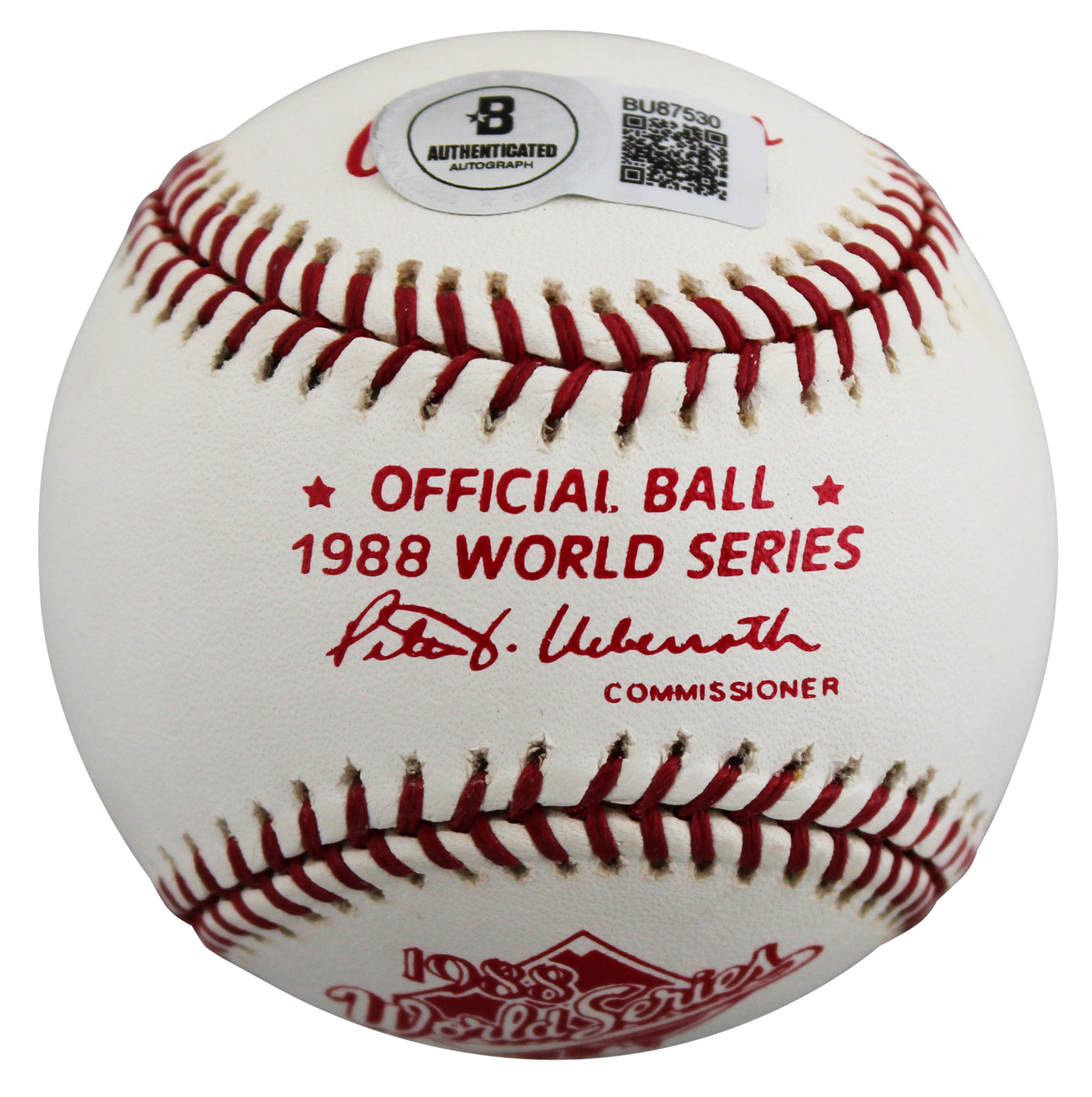 Athletics Jose Canseco Authentic Signed 1988 WS Logo OML Baseball BAS #BU87530