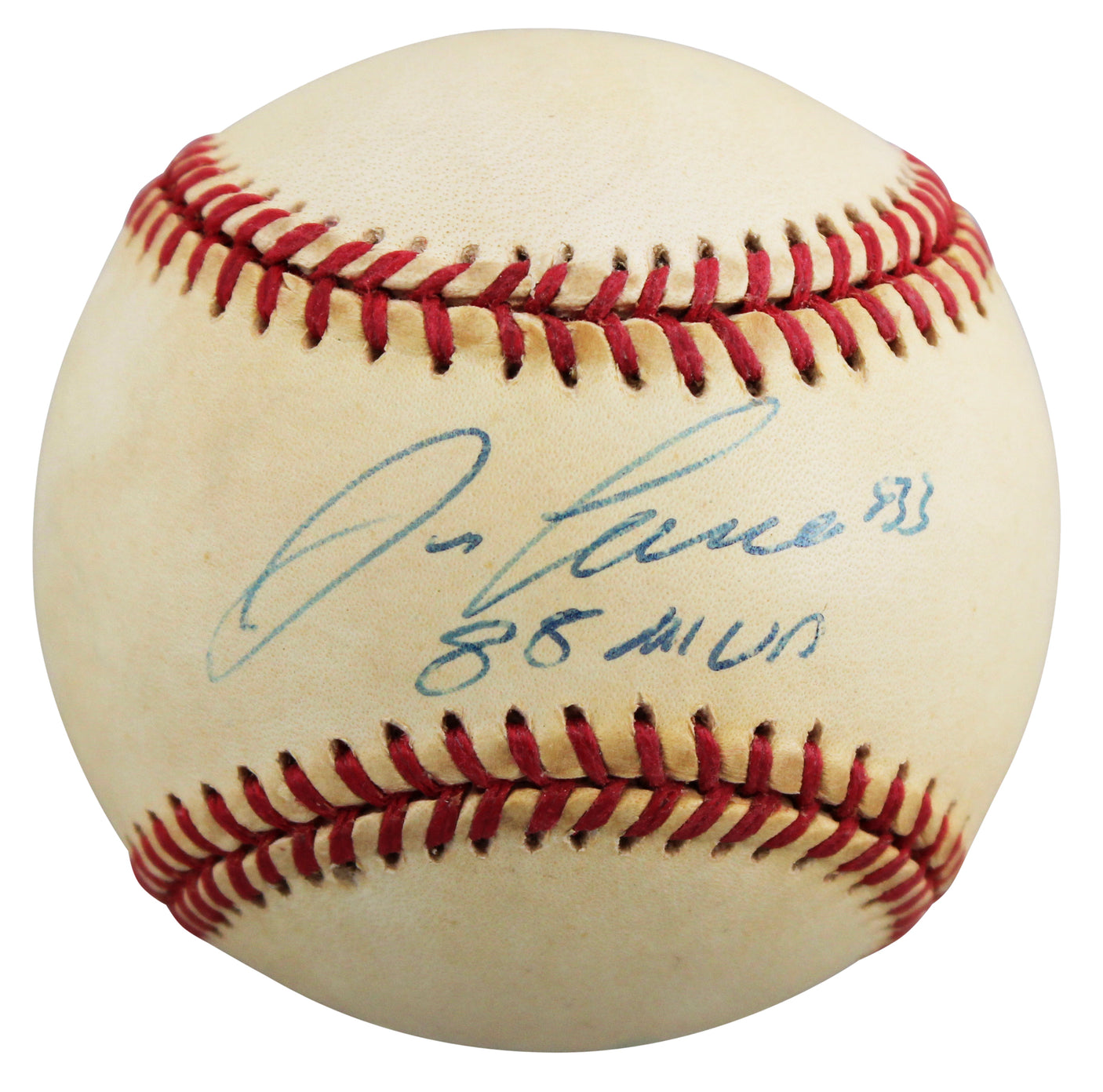 Athletics Jose Canseco "88 MVP" Signed Gene Budig OAL Baseball BAS #BU87537