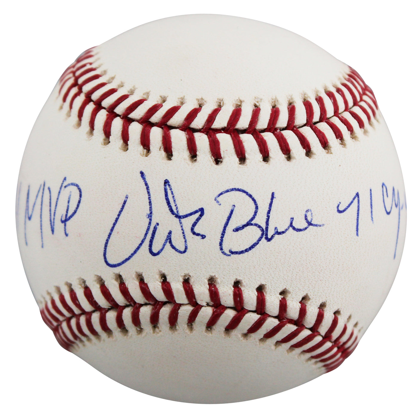 Athletics Vida Blue "71 Cy Young, 71 MVP" Signed OAL Baseball BAS #BU43404