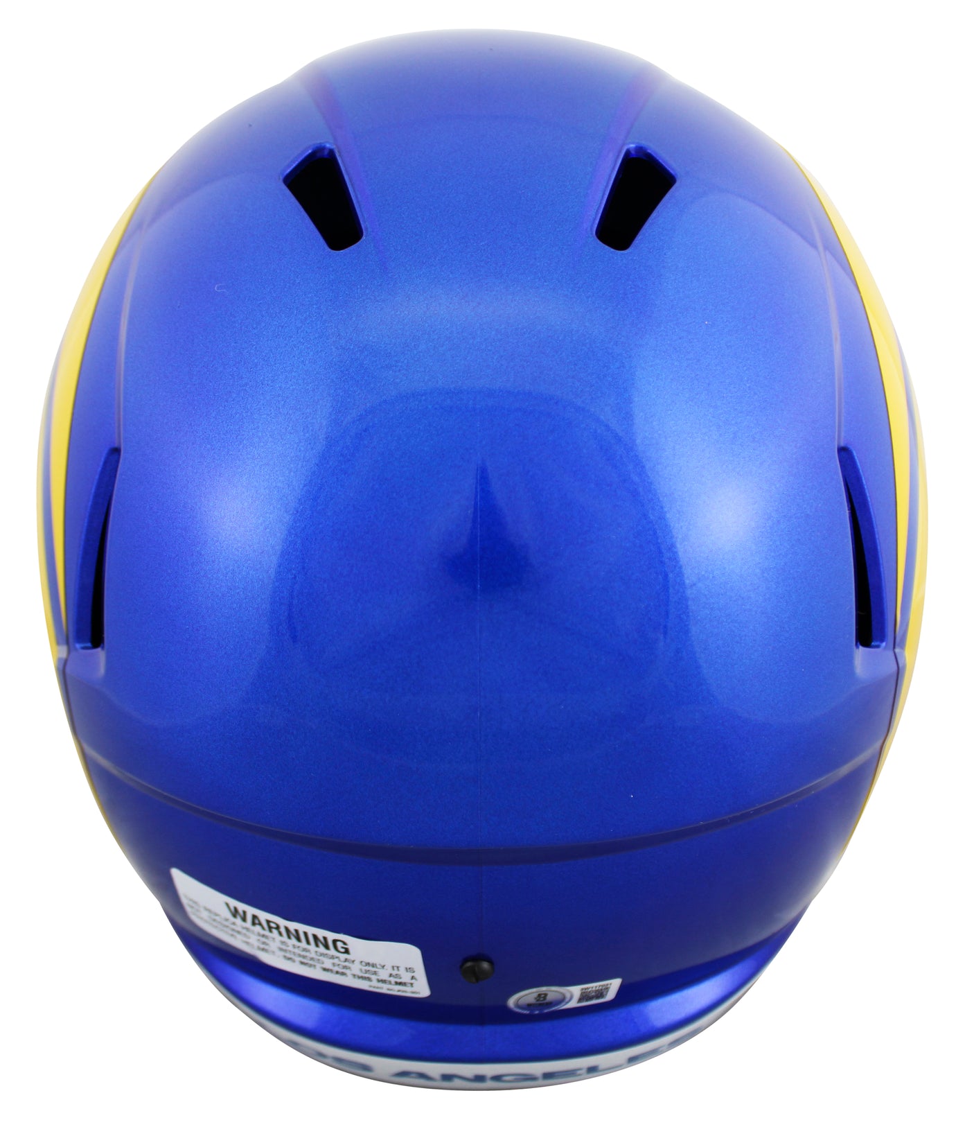 Rams Braden Fiske Authentic Signed Full Size Speed Rep Helmet BAS Witnessed