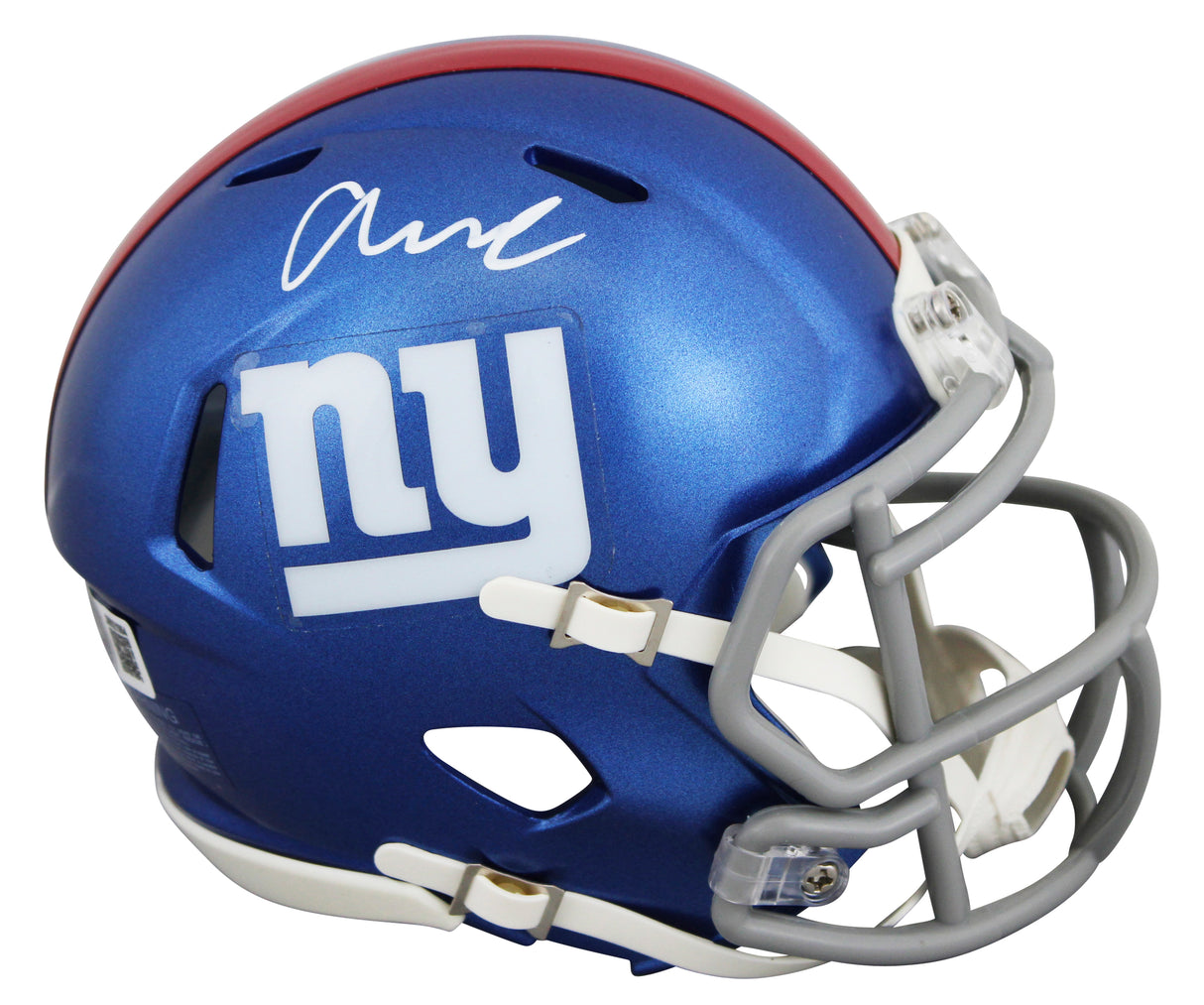 Giants Abdul Carter Authentic Signed Speed Mini Helmet W/ Case BAS Witnessed