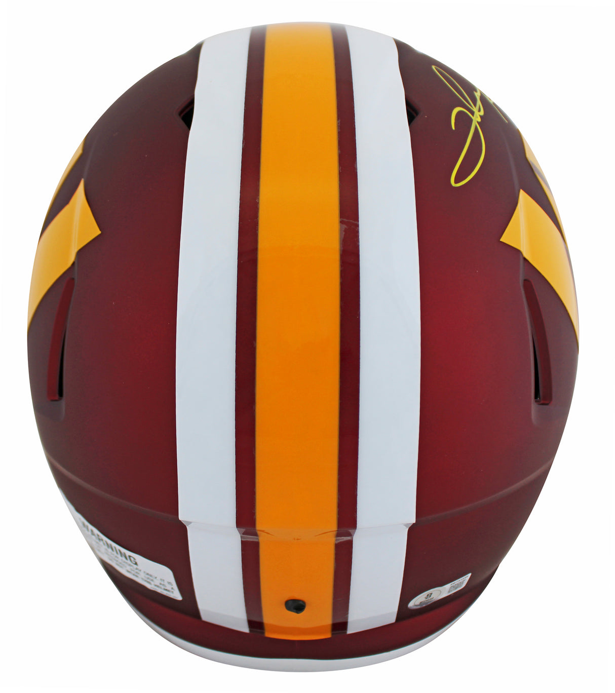 Clinton Portis Signed 2024 On-Field Alt F/S Speed Rep Helmet W/ Case BAS Witness