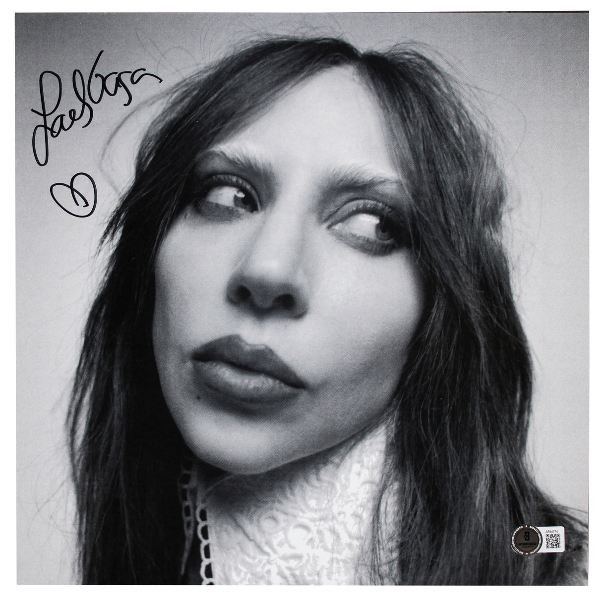 Lady Gaga Authentic Signed Mayhem Album Flat w/ Album & Vinyl Autographed BAS