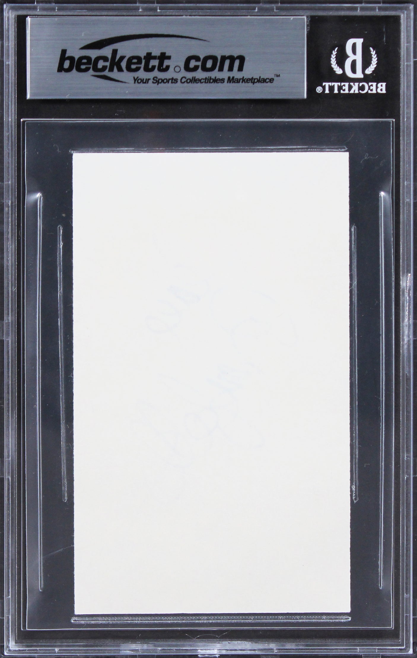 Rosanna Arquette Crash "Peace" Authentic Signed 3x5 Index Card BAS Slabbed 1