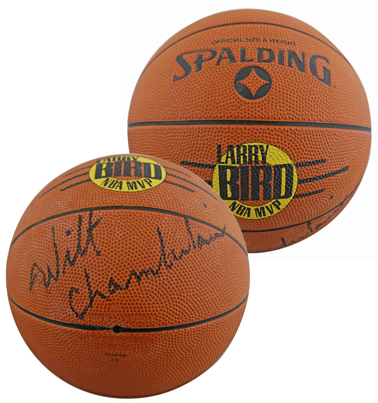 Lakers Wilt Chamberlain Authentic Signed Spalding Basketball PSA/DNA #AO04398