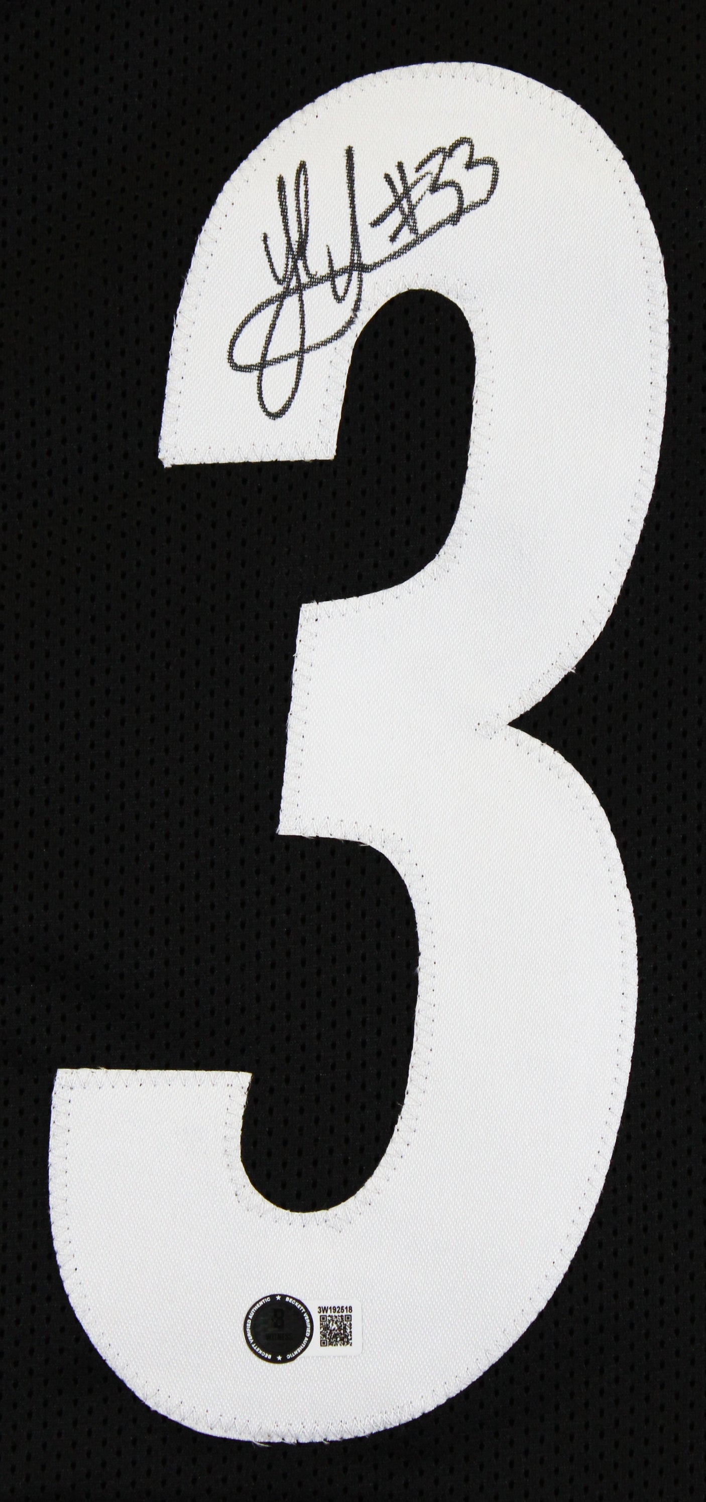 Jack Sawyer Authentic Signed Black Pro Style Jersey Autographed BAS Witnessed