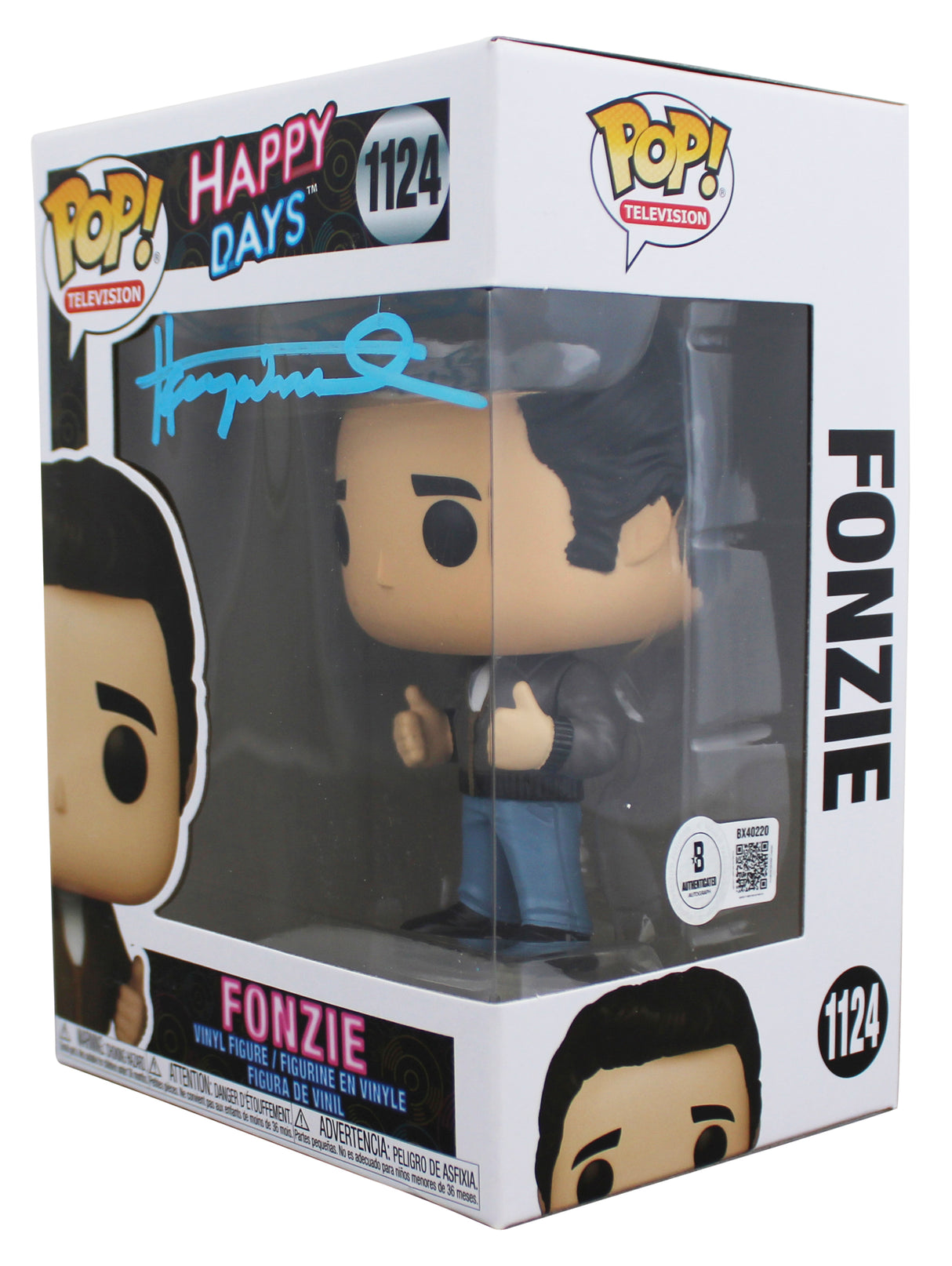 Henry Winkler Happy Days Signed Fonzie #1124 Funko Pop Vinyl Figure BAS