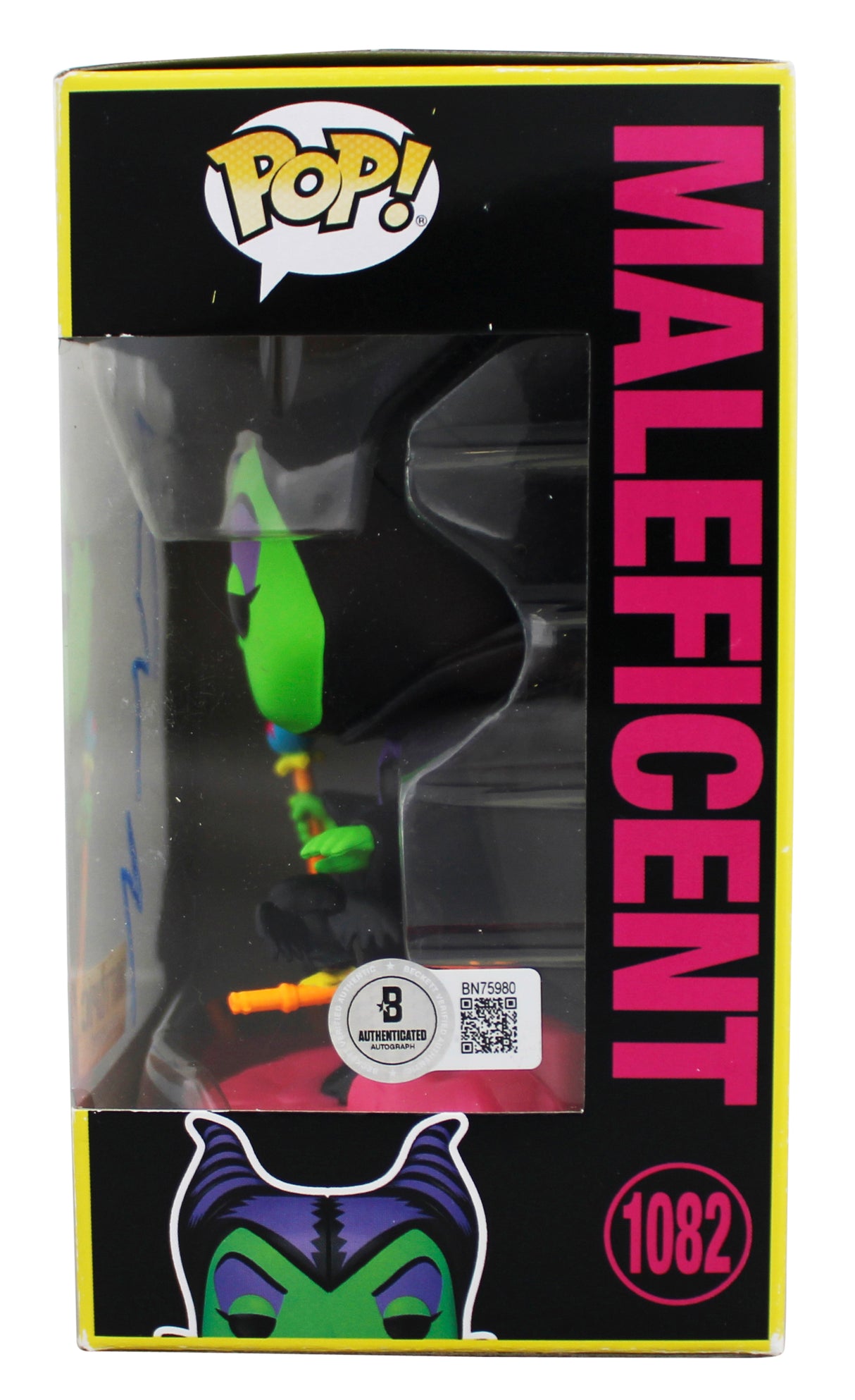 Angelina Jolie Signed Maleficent #1082 Funko Pop Vinyl Figure BAS #BN75980