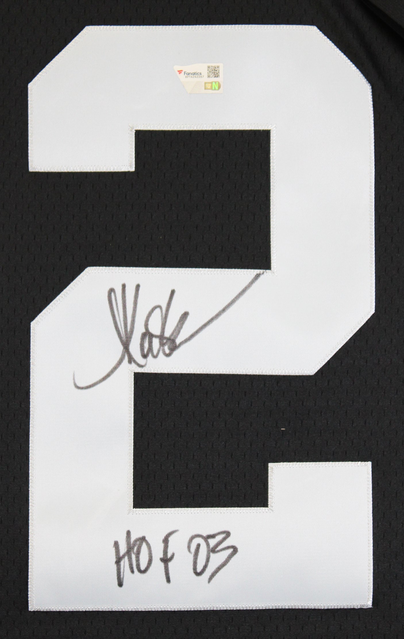 Raiders Marcus Allen "HOF 03" Authentic Signed Black M&N Jersey Fanatics