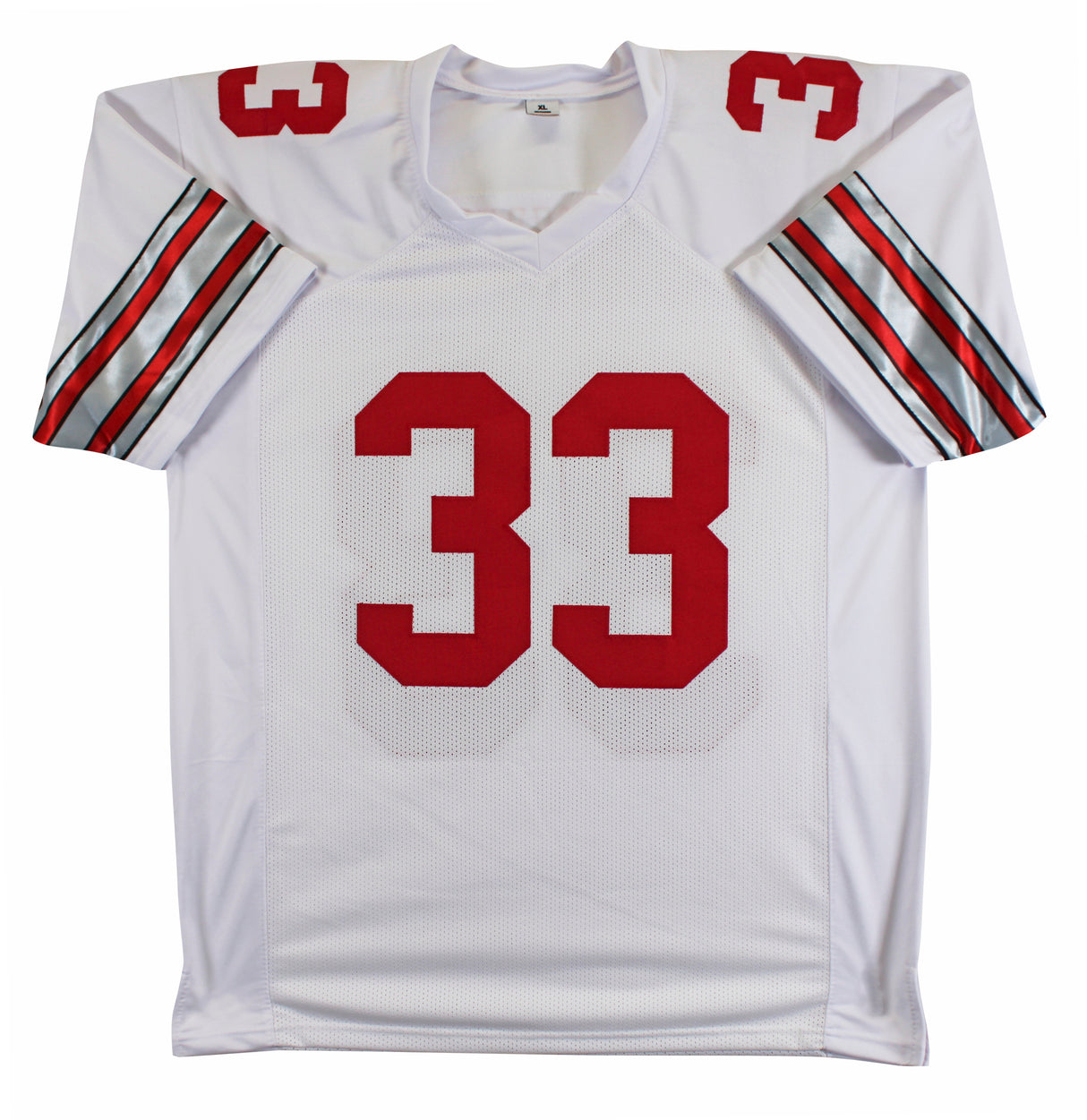 Ohio State Jack Sawyer Authentic Signed White Pro Style Jersey Autographed BAS 2