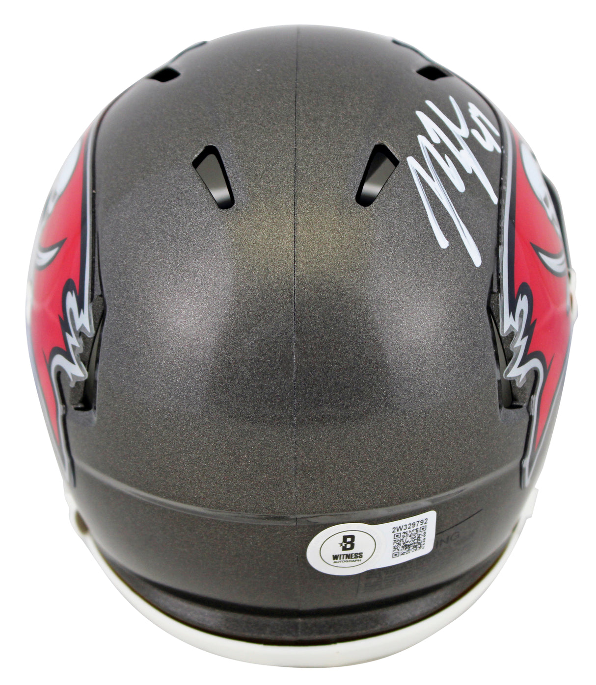 Buccaneers John Lynch Authentic Signed Speed Mini Helmet W/ Case BAS Witnessed