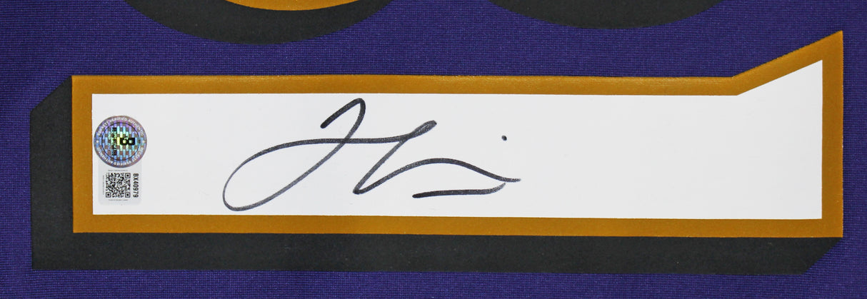 Ravens Jamal Lewis Authentic Signed Purple Nike Game Jersey Autographed BAS
