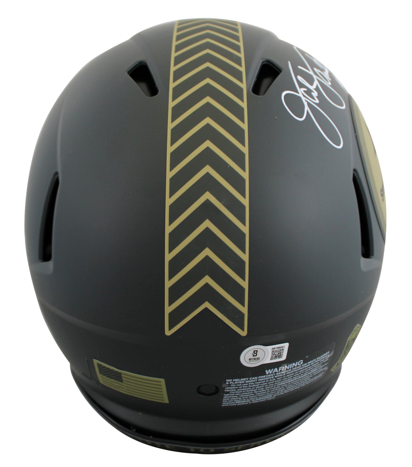 Steelers Jack Lambert "HOF" Signed STS IV F/S Speed Proline Helmet W/ Case BAS W