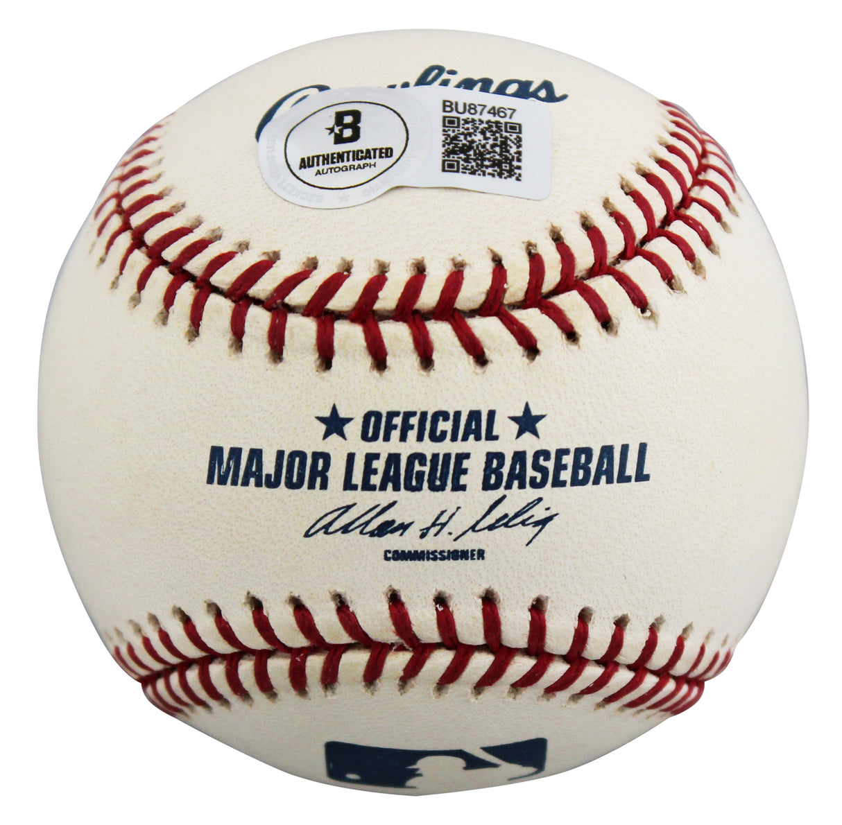 Brewers Craig Counsell Authentic Signed Allen Selig Baseball W/ Case BAS