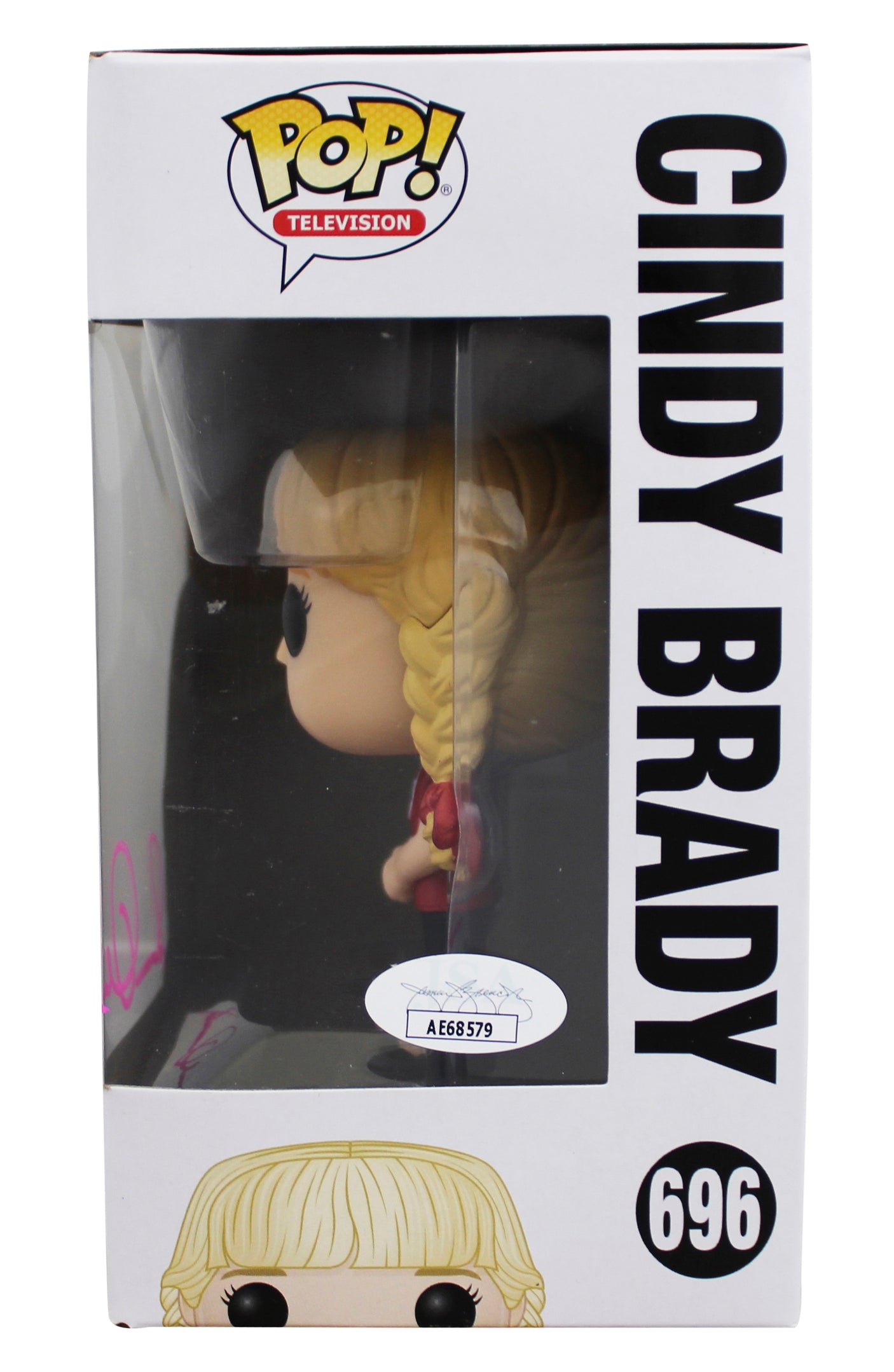 Susan Olsen Brady Bunch Signed Cindy #696 Funko Pop Vinyl Figure JSA #AE68579