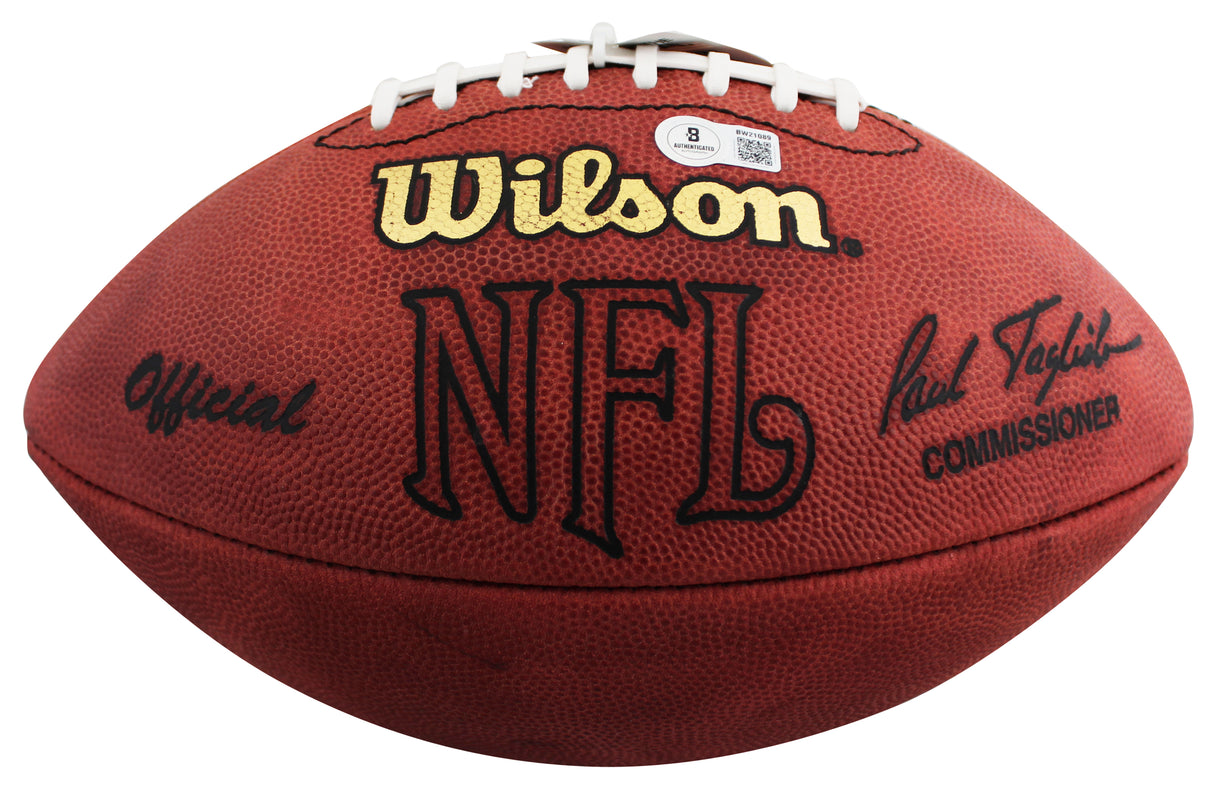 49ers Steve Young "49ers" Signed Wilson Official Nfl Football BAS #BW21089