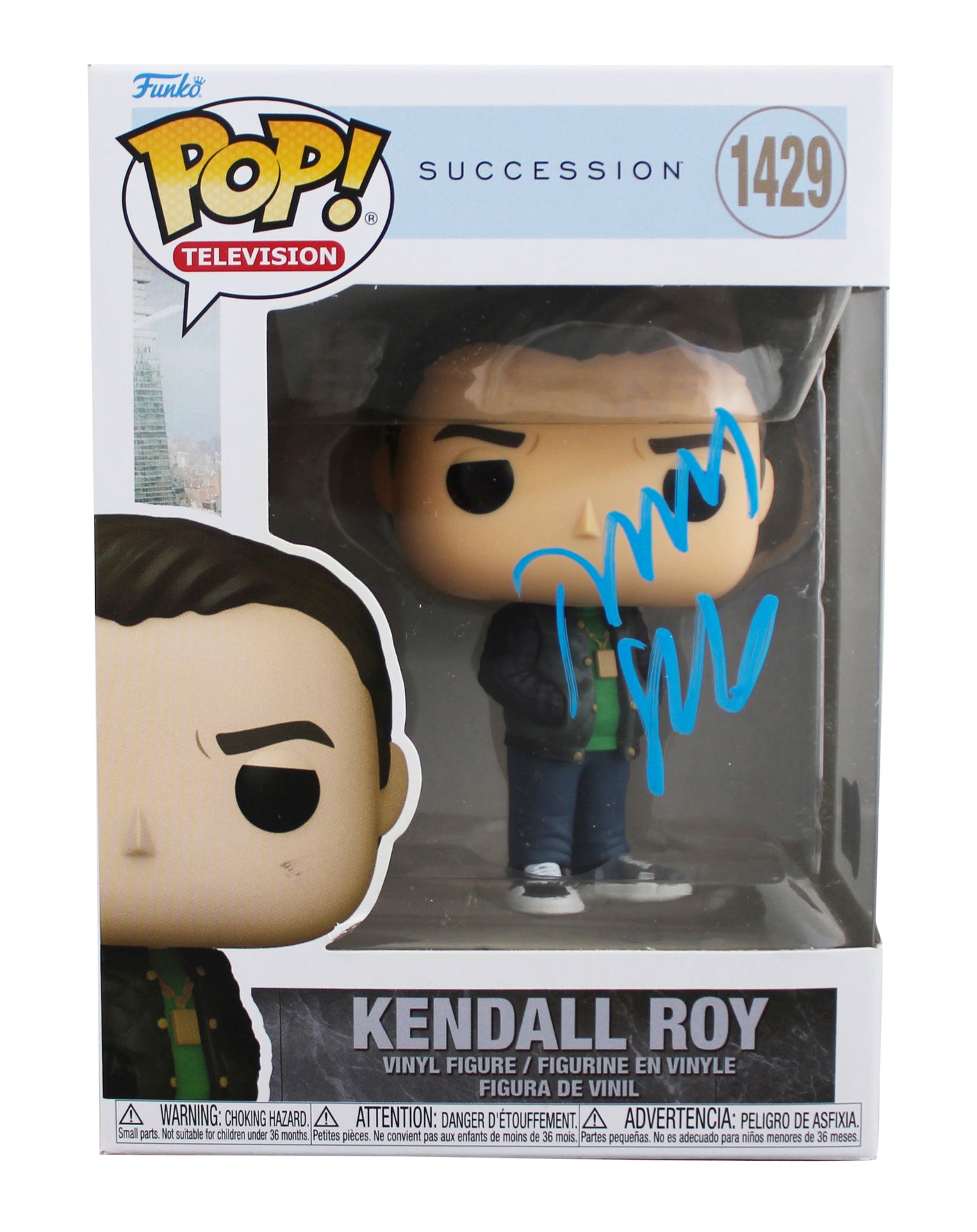 Jeremy Strong Succession Signed Kendall Roy #1429 Funko Pop Vinyl Figure BAS