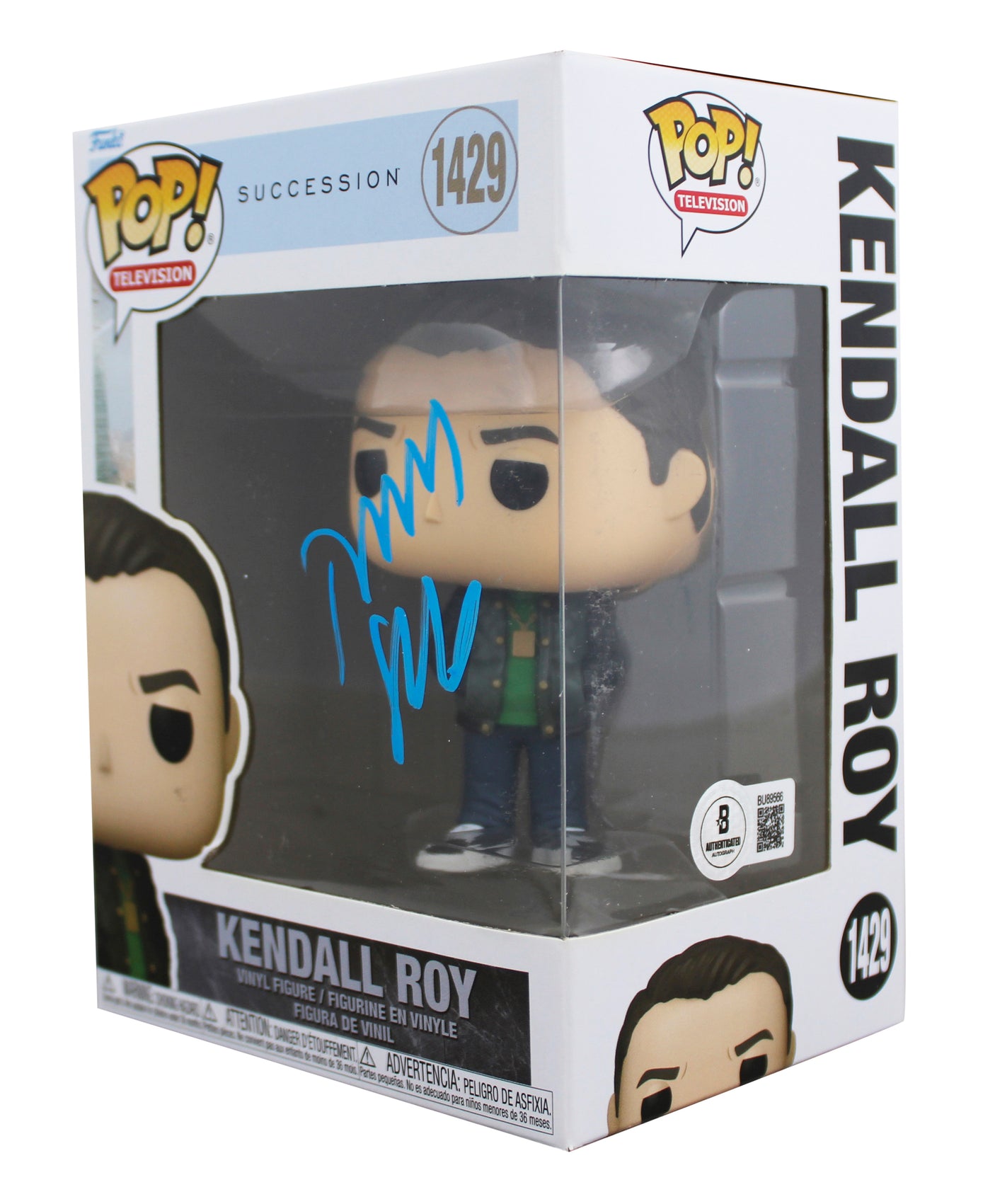 Jeremy Strong Succession Signed Kendall Roy #1429 Funko Pop Vinyl Figure BAS