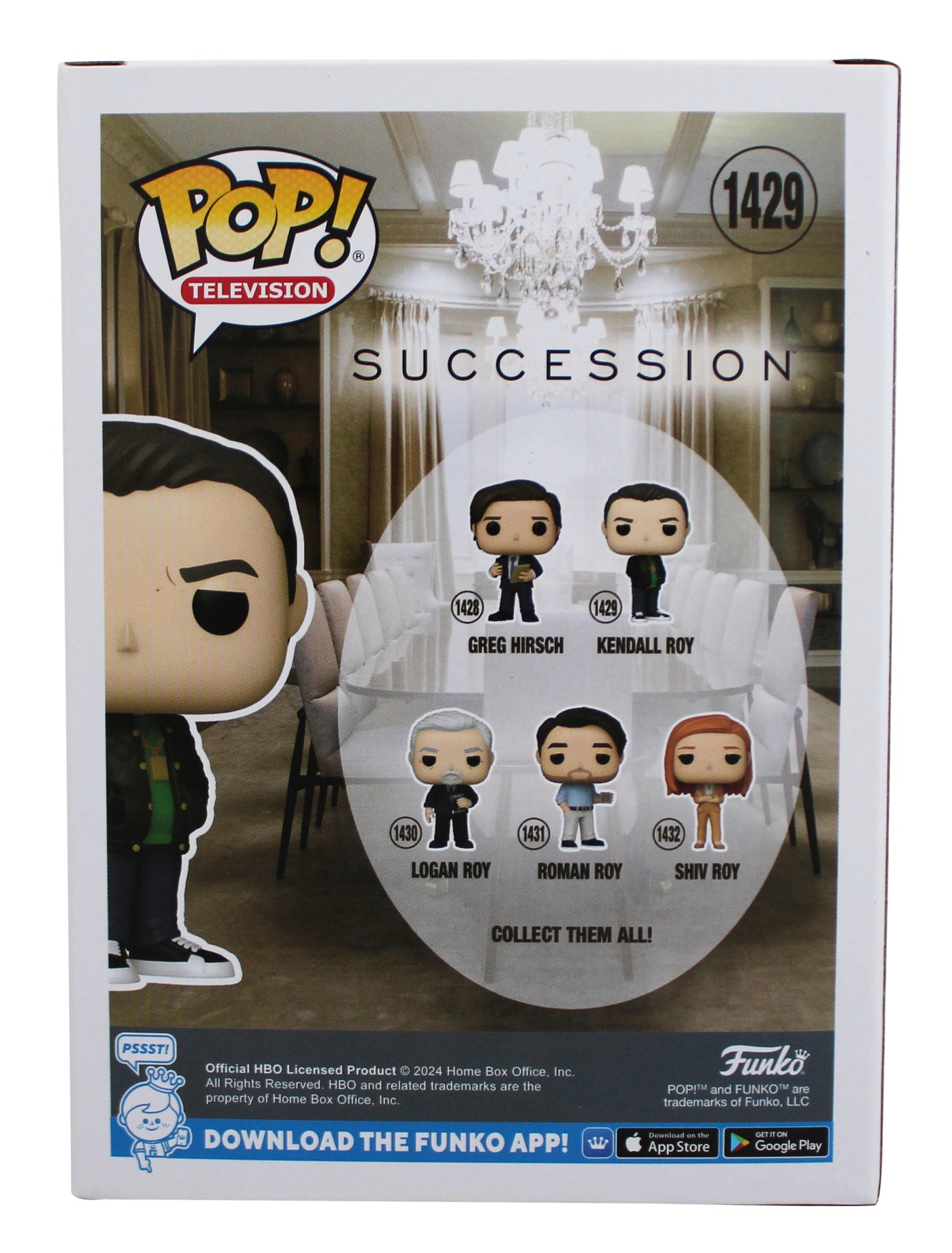 Jeremy Strong Succession Signed Kendall Roy #1429 Funko Pop Vinyl Figure BAS