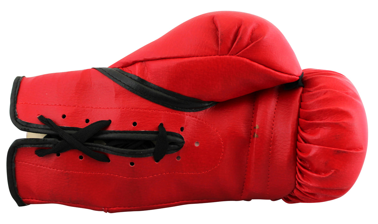 Muhammad Ali Authentic Signed Red Left Hand Everlast Boxing Glove JSA #ZZ66384