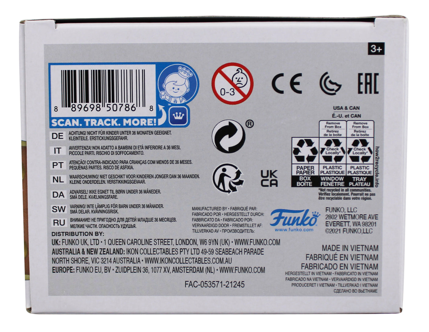 Salma Hayek Eternals Signed Ajak #735 Funko Pop Vinyl Figure BAS Wit #W463736