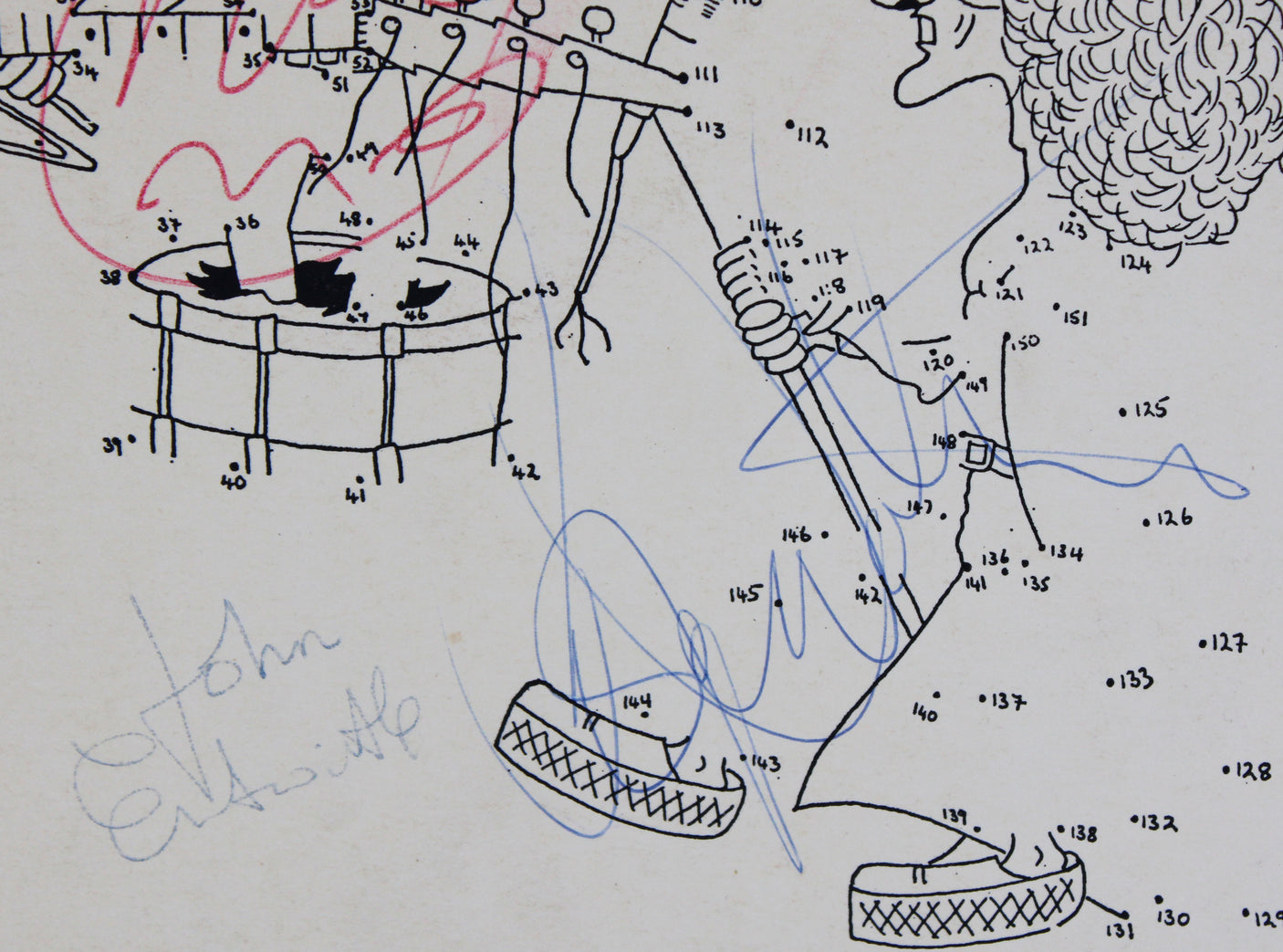 The Who (4) Moon, Entwistle, Townshend & Daltrey Signed Album Cover BAS #AD78263