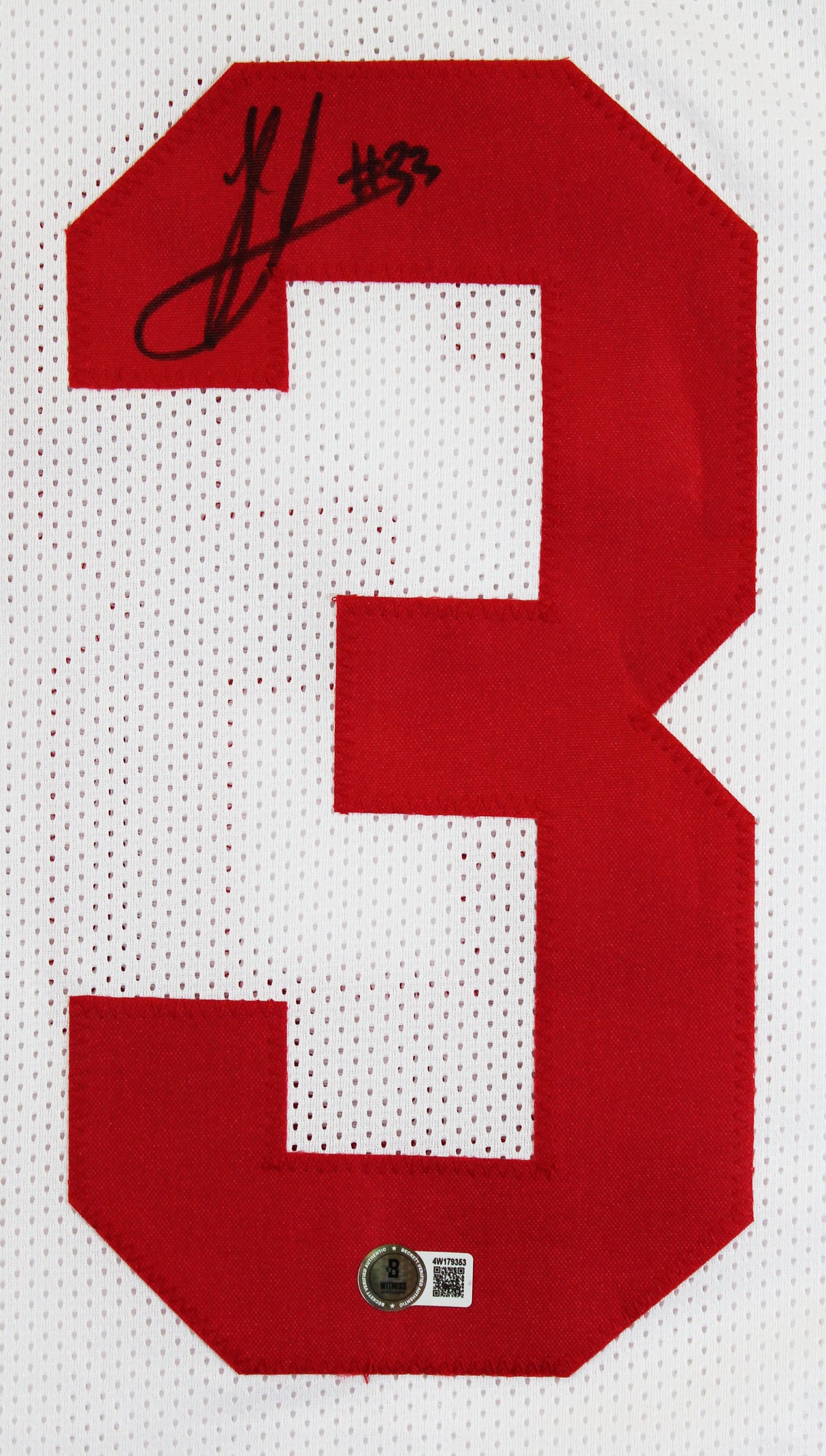 Ohio State Jack Sawyer Authentic Signed White Pro Style Jersey BAS Witnessed