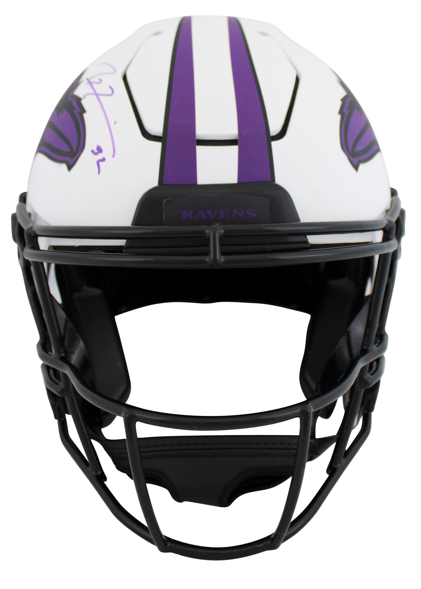 Ravens Ray Lewis Authentic Signed Lunar Speed Flex Full Size Helmet BAS Witness