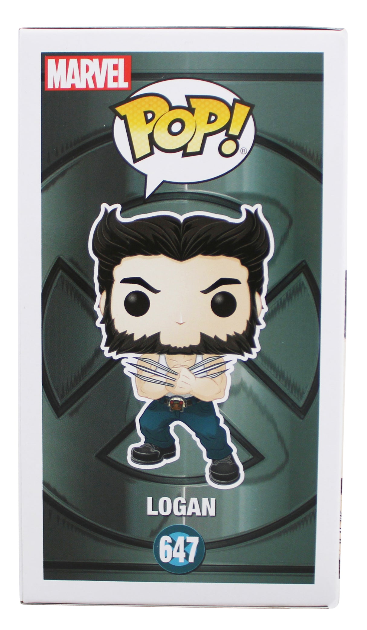 Hugh Jackman Marvel Authentic Signed Logan #647 Funko Pop Vinyl Figure BAS