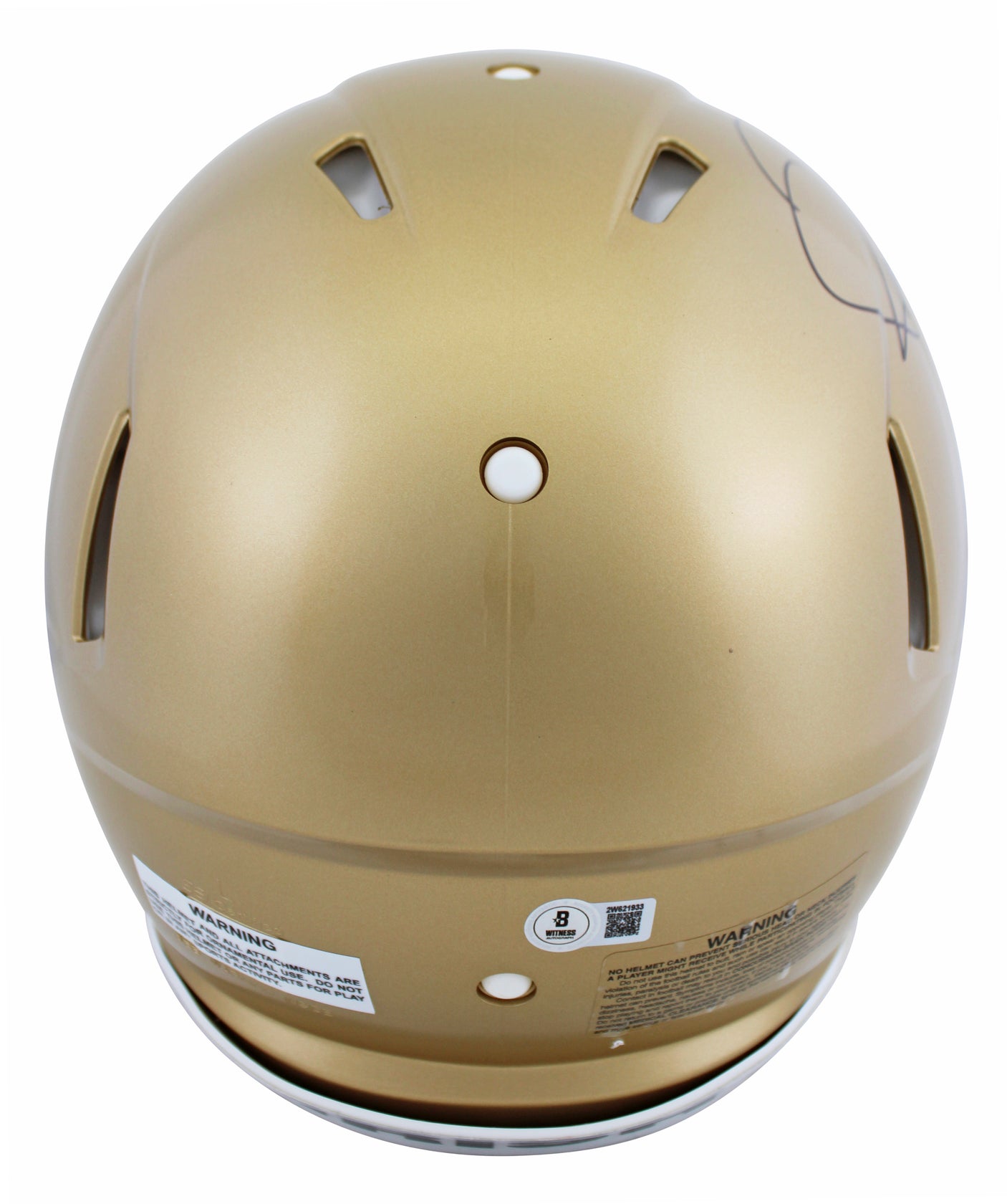 Notre Dame Jerome Bettis Signed Full Size Speed Proline Helmet BAS Witnessed