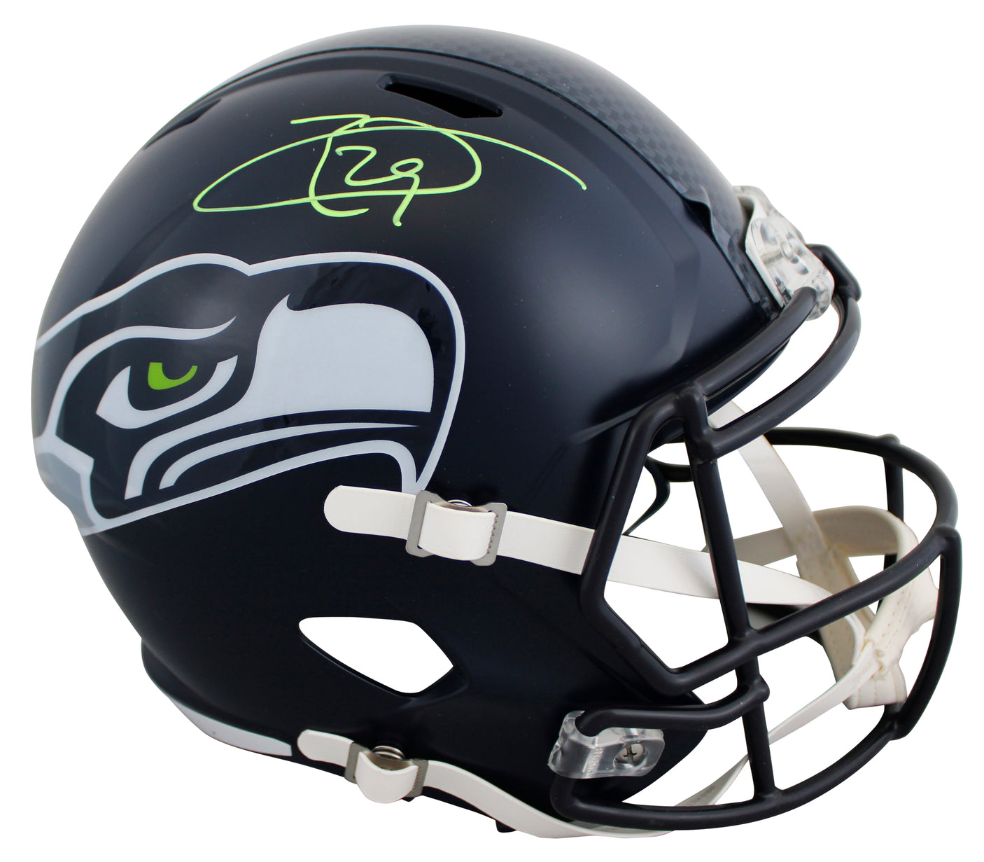 Seahawks Earl Thomas Authentic Signed Full Size Speed Rep Helmet BAS Witnessed