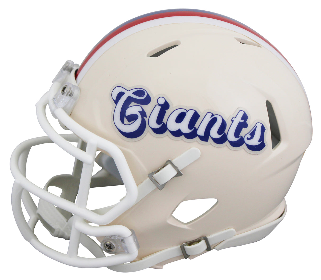 Giants Phil Simms Authentic Signed Retro Speed Mini Helmet JSA Witness