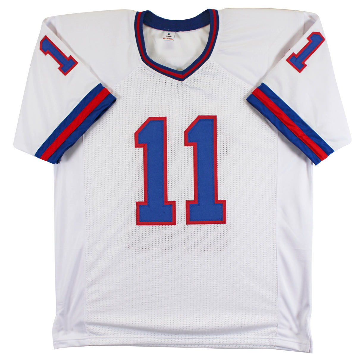 Phil Simms "SB XXI MVP" Authentic Signed White Pro Style Jersey JSA Witness