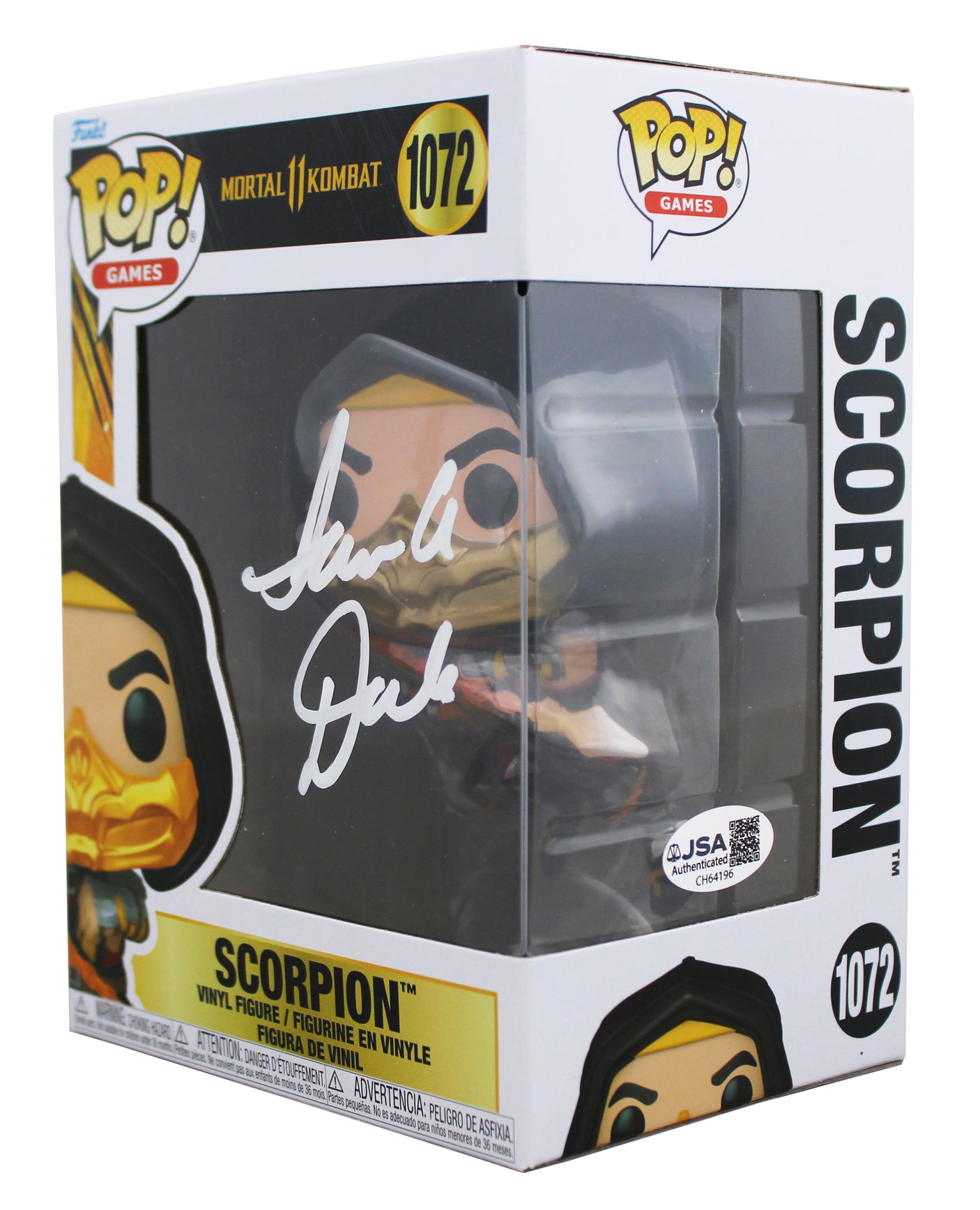 Ian Anthony Dale Mortal Kombat Signed #1072 Funko Pop Vinyl Figure JSA #CH64196