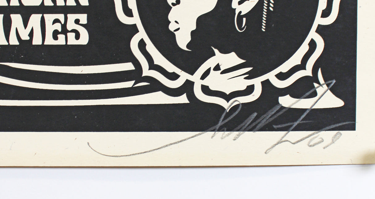Shepard Fairey Signed Paul McCartney 19x24 Concert Poster Red LE #285/600 JSA