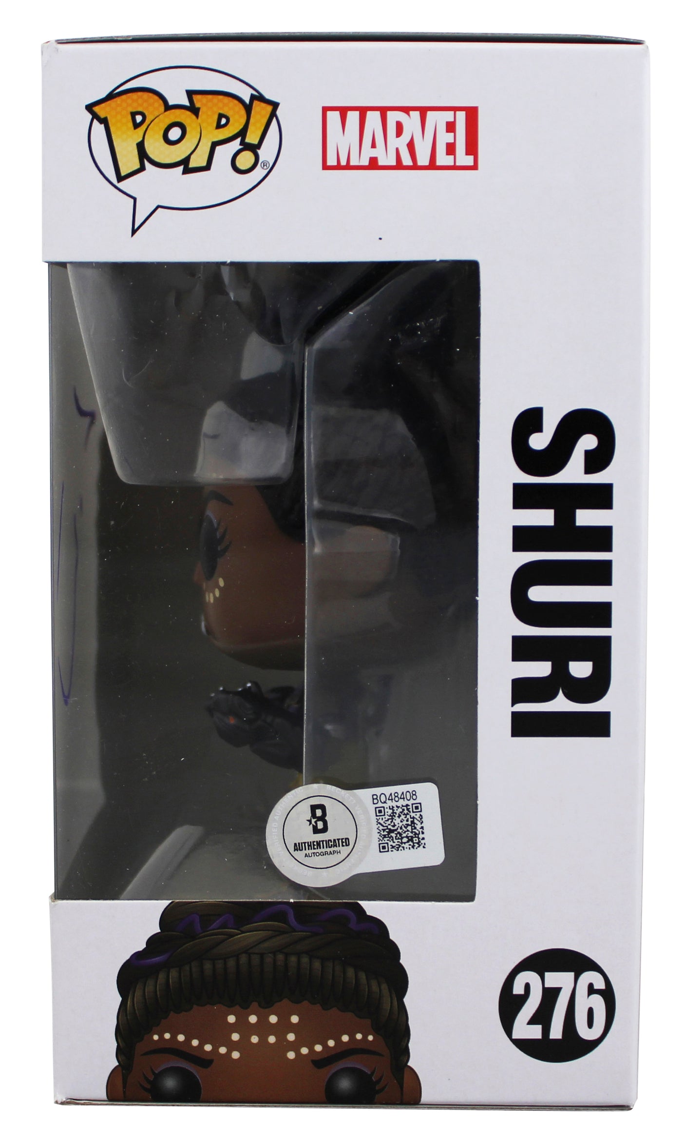 Letitia Wright Black Panther Signed Shuri #276 Funko Pop Vinyl Figure BAS