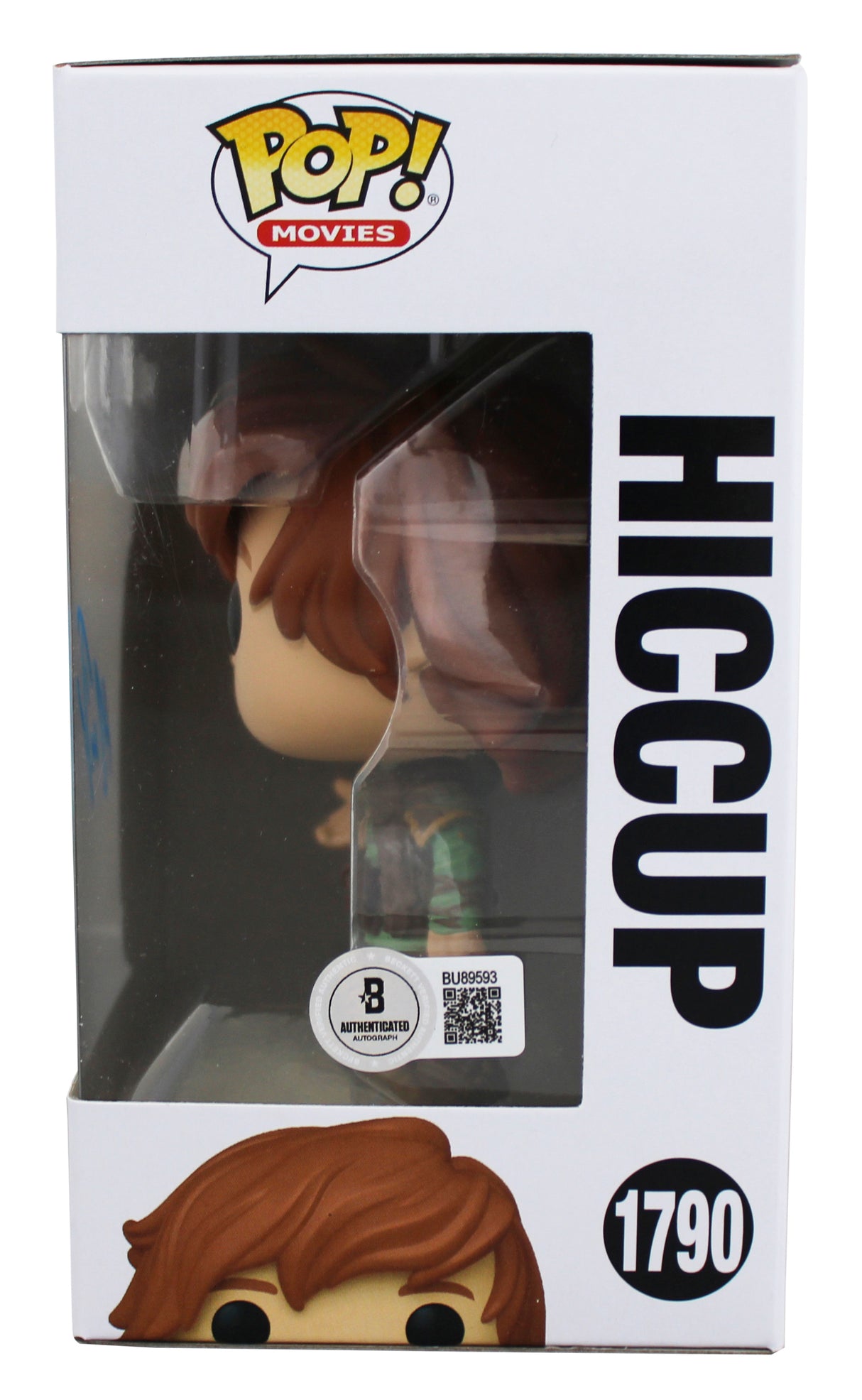 Mason Thames How to Train Your Dragon Signed Hiccup #1790 Funko Pop Figure BAS