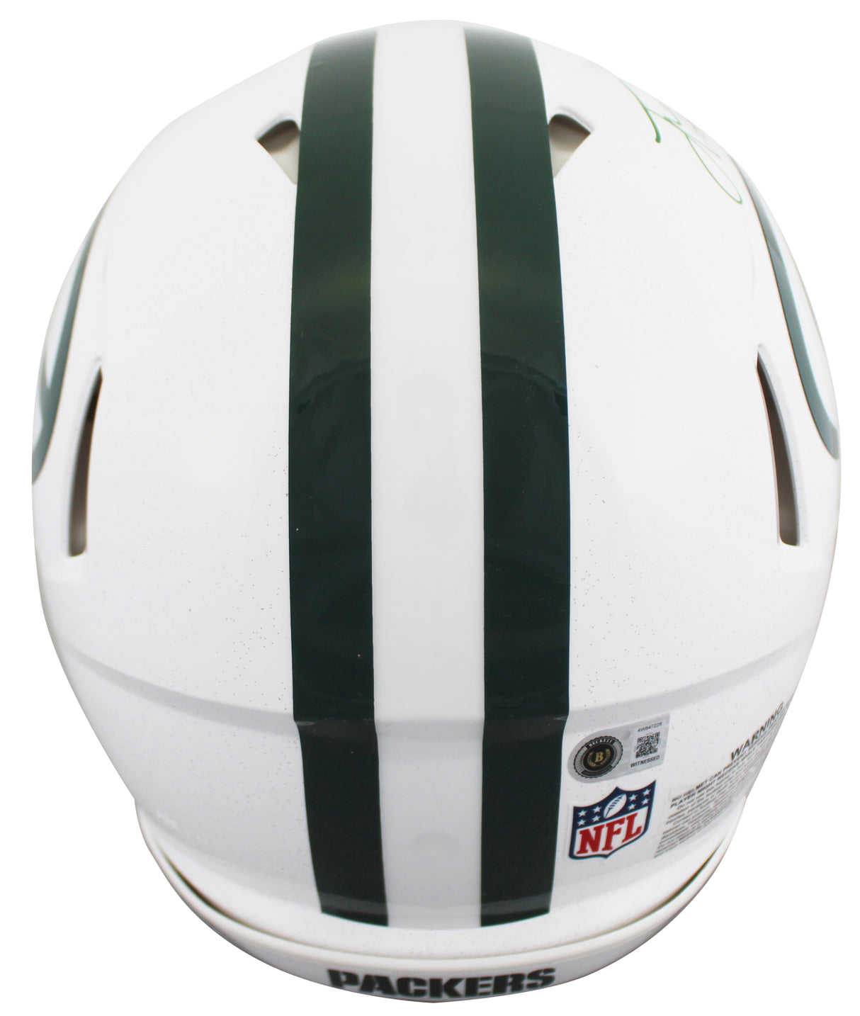 Jordan Love Signed 2024 On-Field Alt F/S Speed Proline Helmet W/ Case BAS Wit