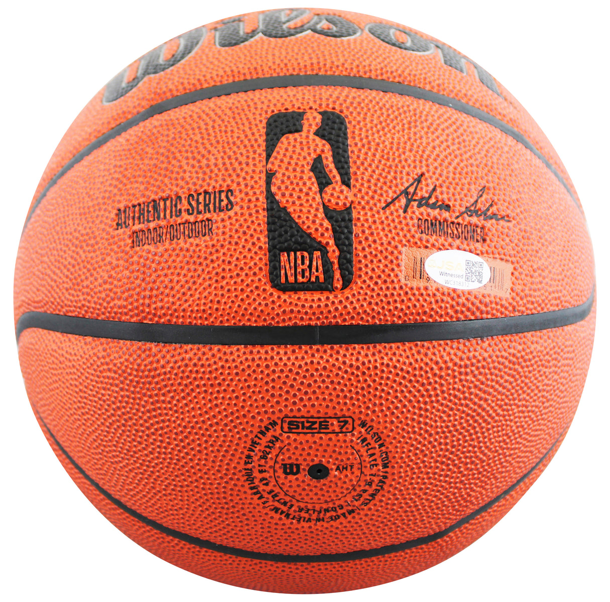Celtics Kevin Garnett Authentic Signed Wilson I/O Basketball JSA Witness
