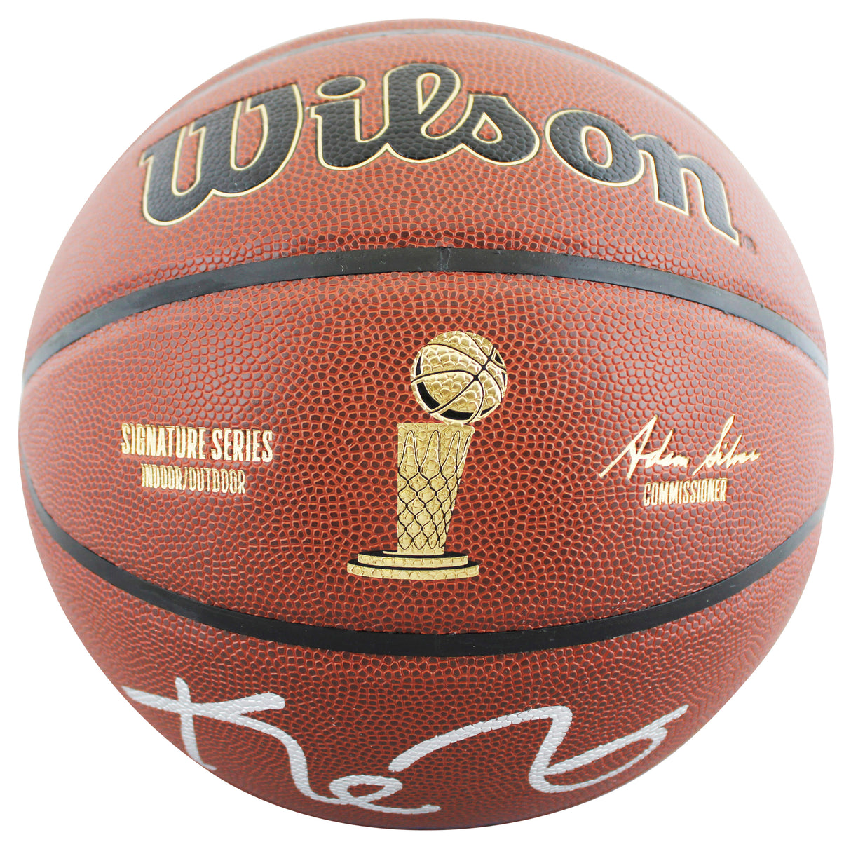 Celtics Kevin Garnett Signed Wilson Trophy Series Basketball w/ Case JSA Witness