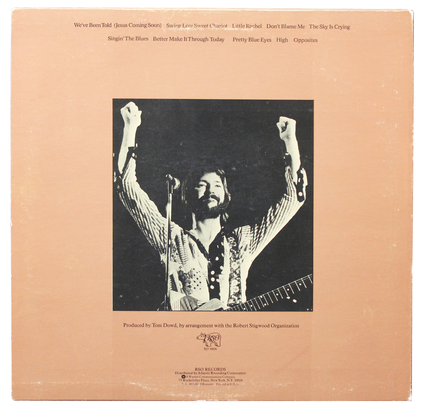 Eric Clapton Signed There's One In Every Crowd Album Cover PSA/DNA #AQ08147