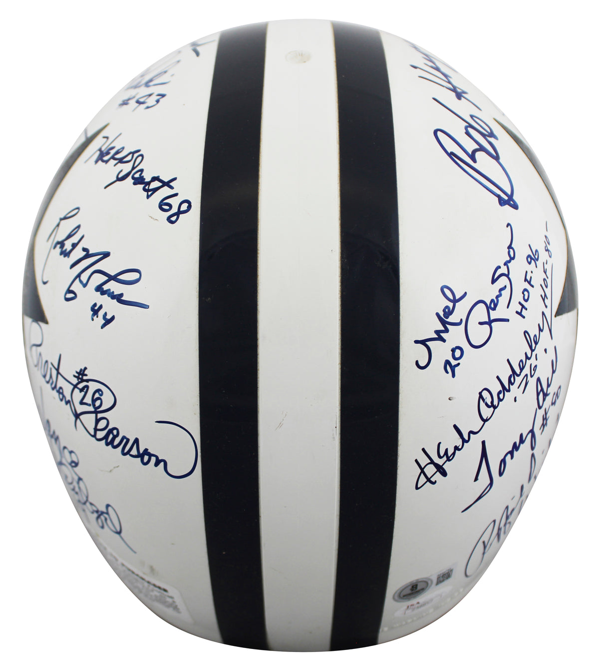 Cowboys Legends (19) Staubach, Pearson +17 Signed VSR4 F/S Proline Helmet BAS