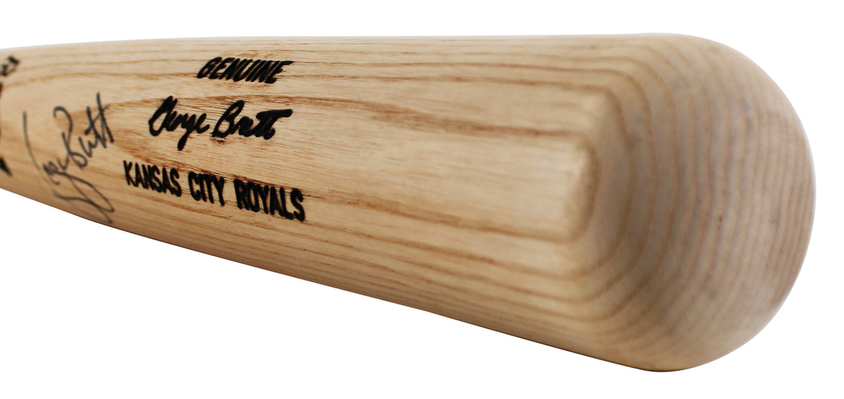 Royals George Brett Signed Louisville Slugger Player Model Bat BAS #BW88020