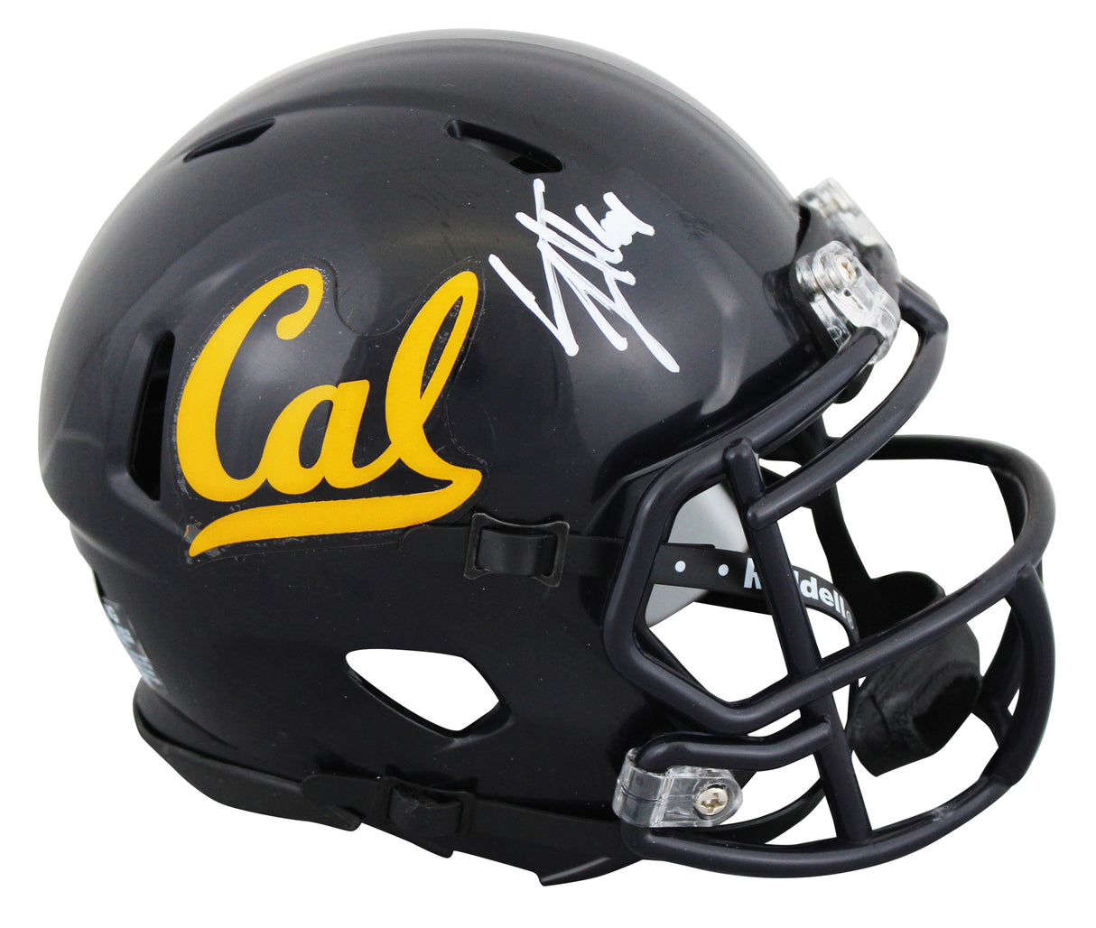 California Cameron Jordan Signed Speed Mini Helmet W/ Case BAS Witnessed